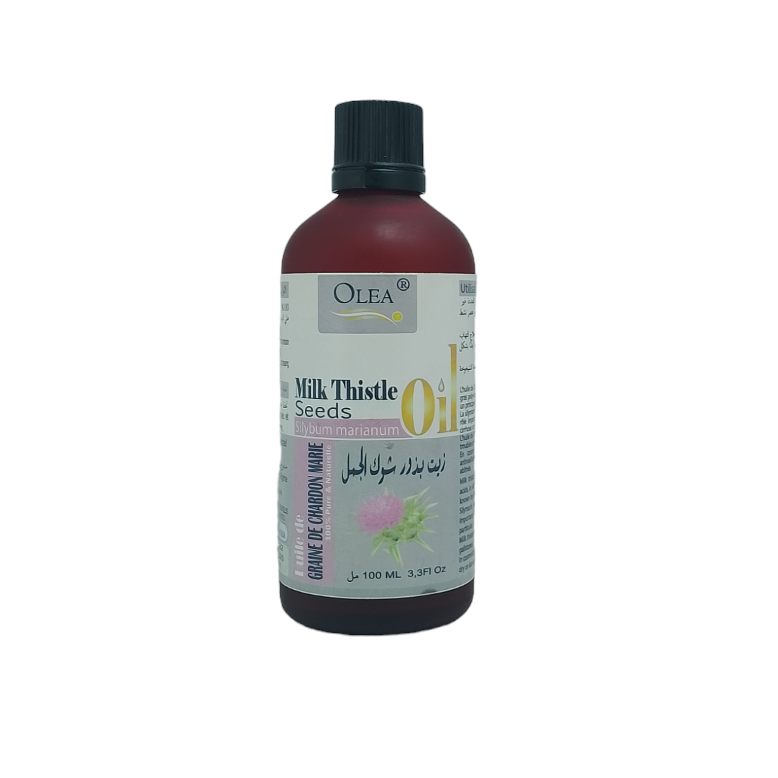 Huile de chardon marie 100% naturel Sans Additifs 100ml – Image 3