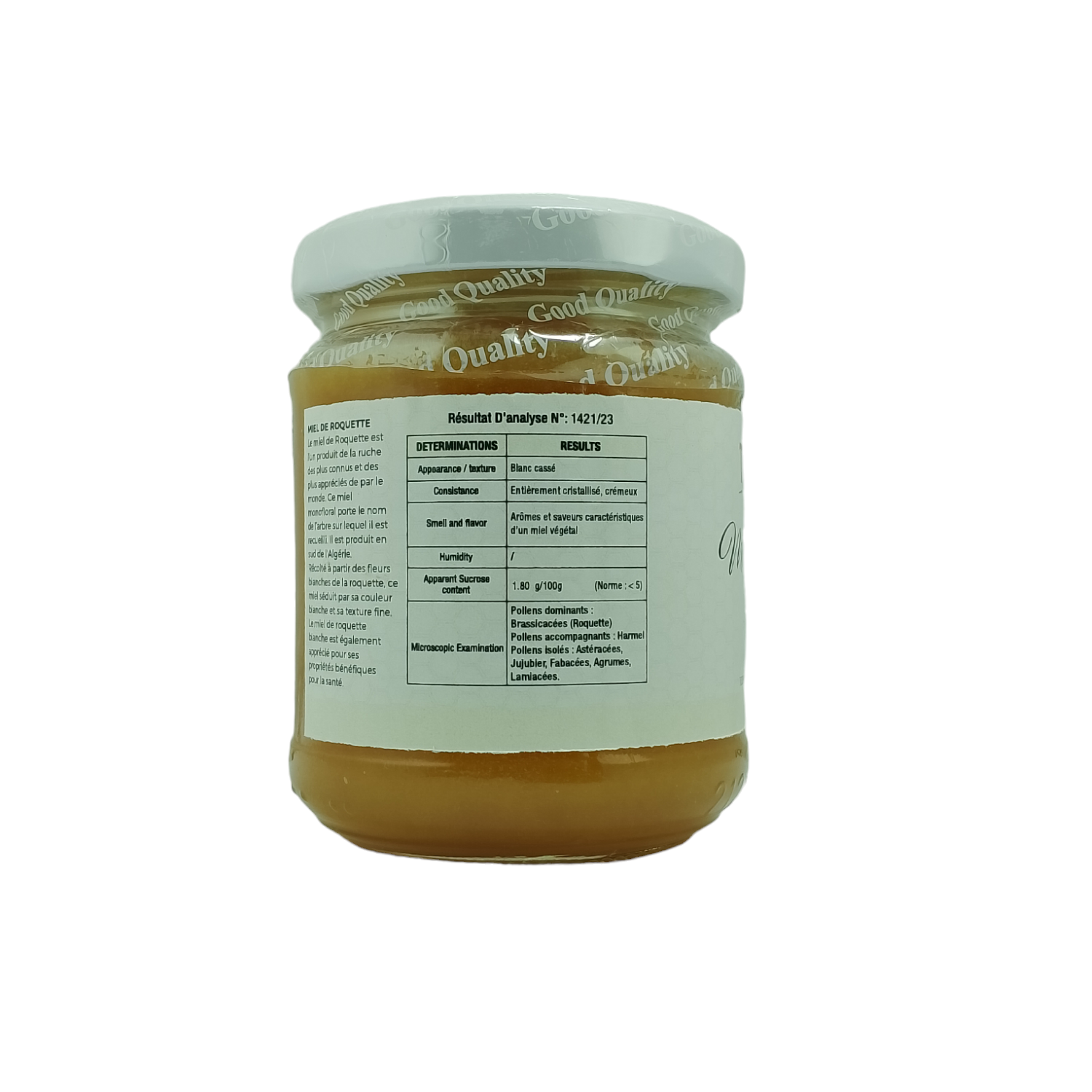 Miel De roquette 100% Naturelle Du Désert certifié - 250 G – Image 3