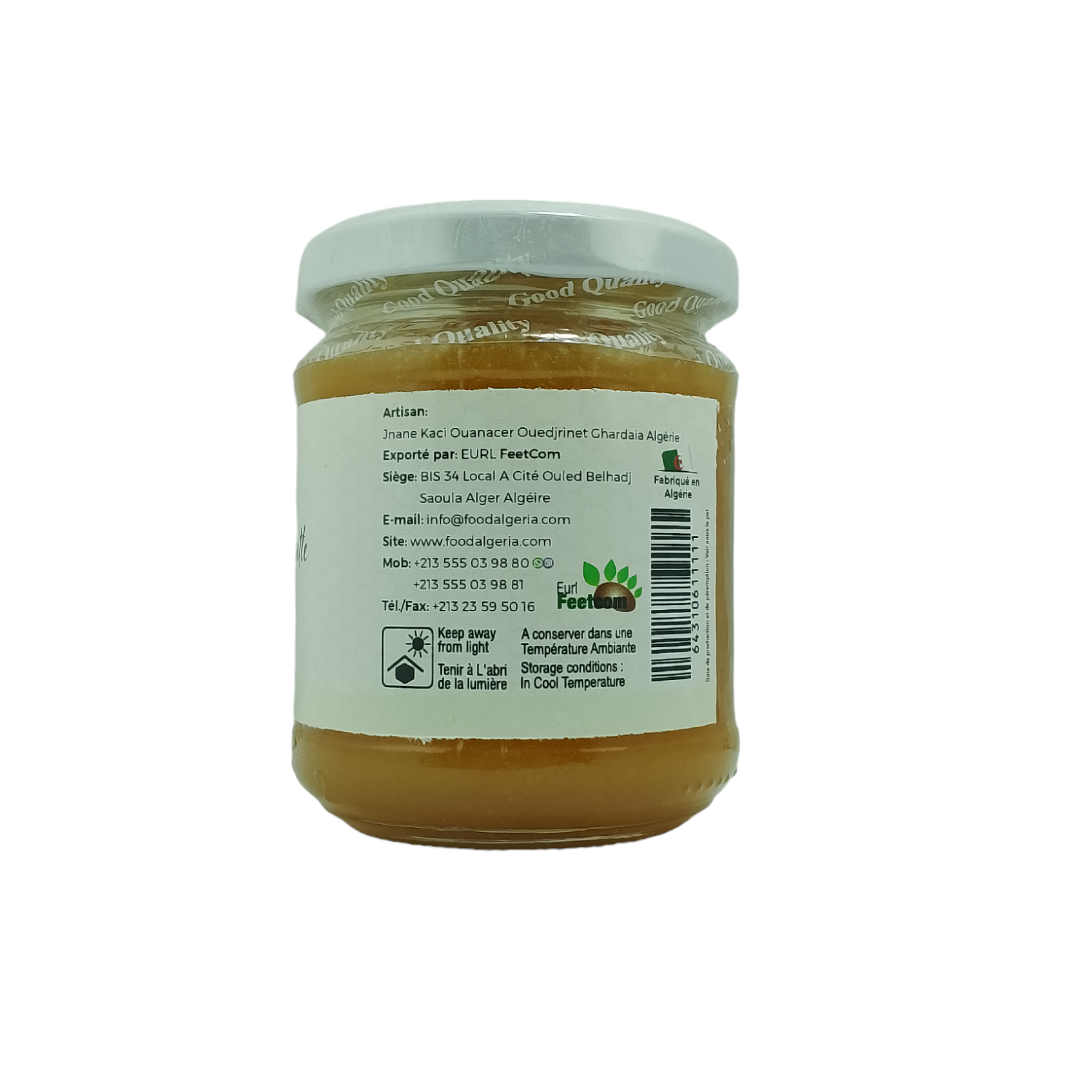Miel De roquette 100% Naturelle Du Désert certifié - 250 G – Image 5