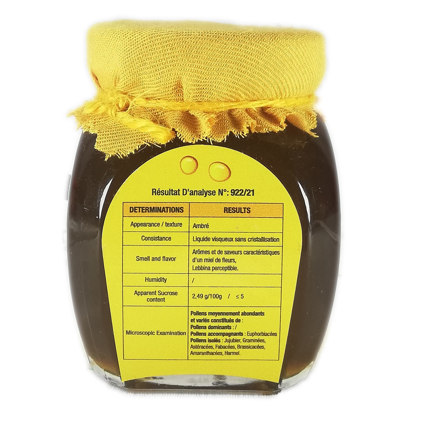 Miel Euphorbe Naturelle Du Désert Certifié - 200 G – Image 2