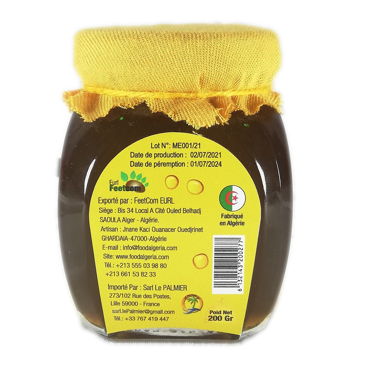 Miel Euphorbe Naturelle Du Désert Certifié - 200 G – Image 3