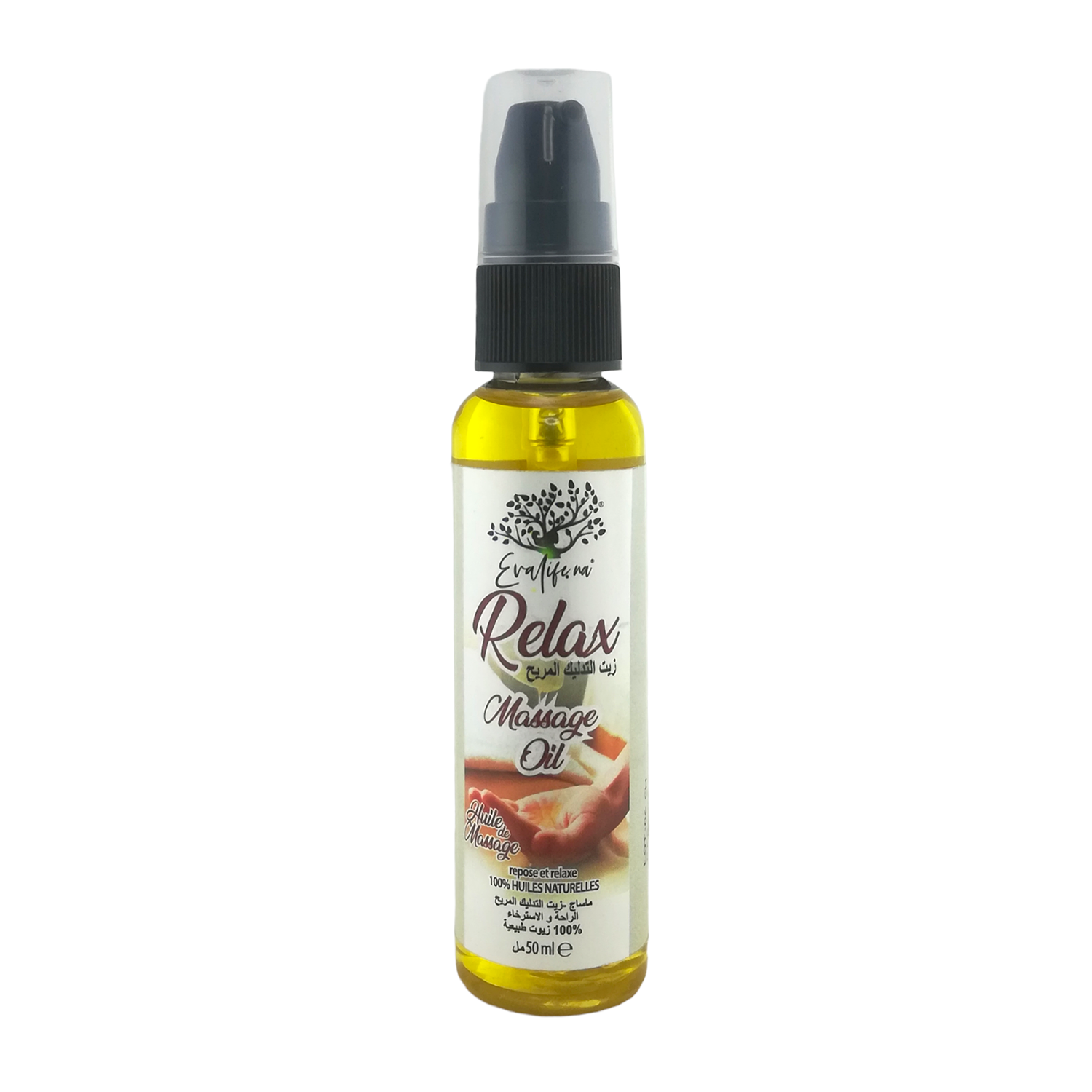 Huile de massage Repose et Relaxe 100% Huile Naturelle 50 ml