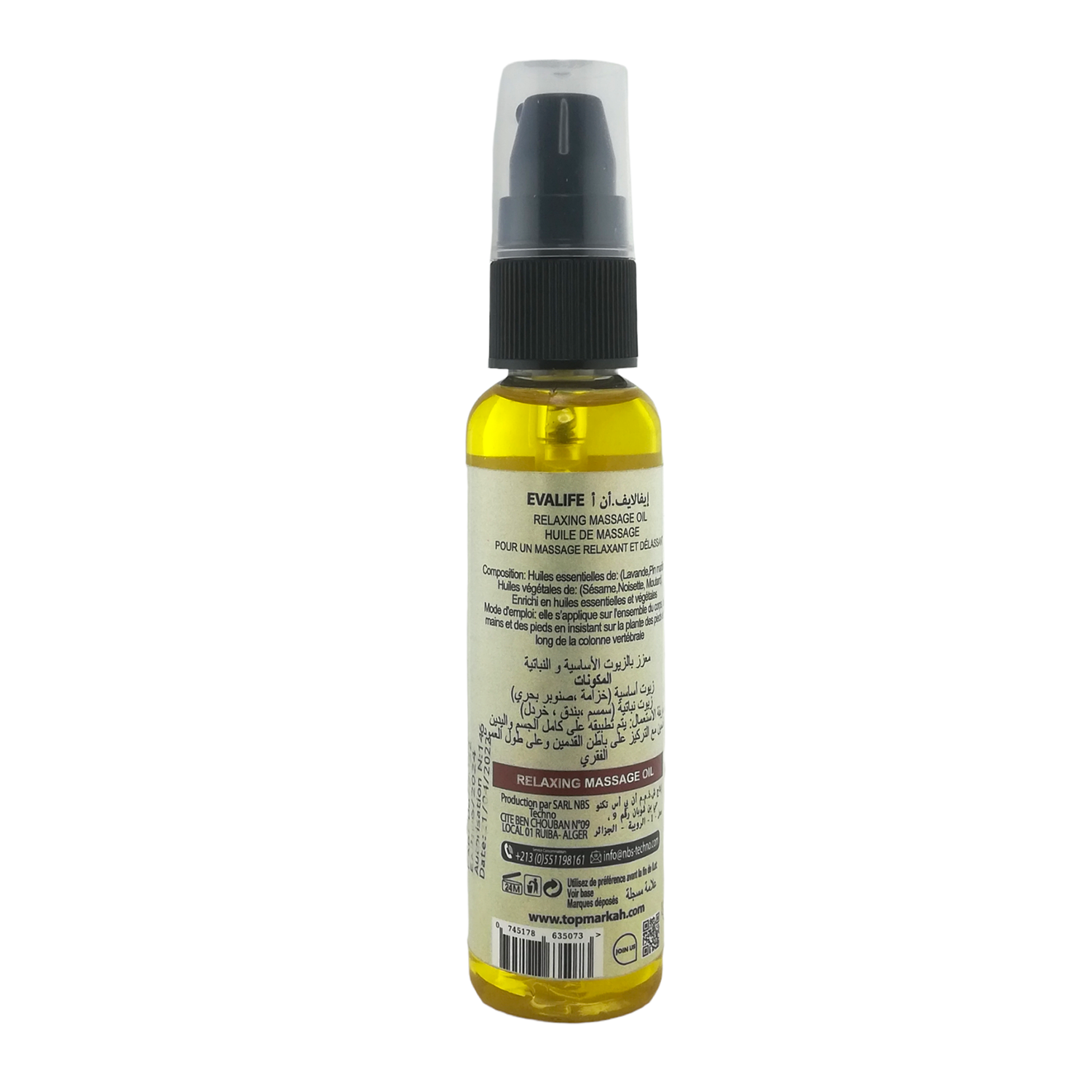 Huile de massage Repose et Relaxe 100% Huile Naturelle 50 ml – Image 2