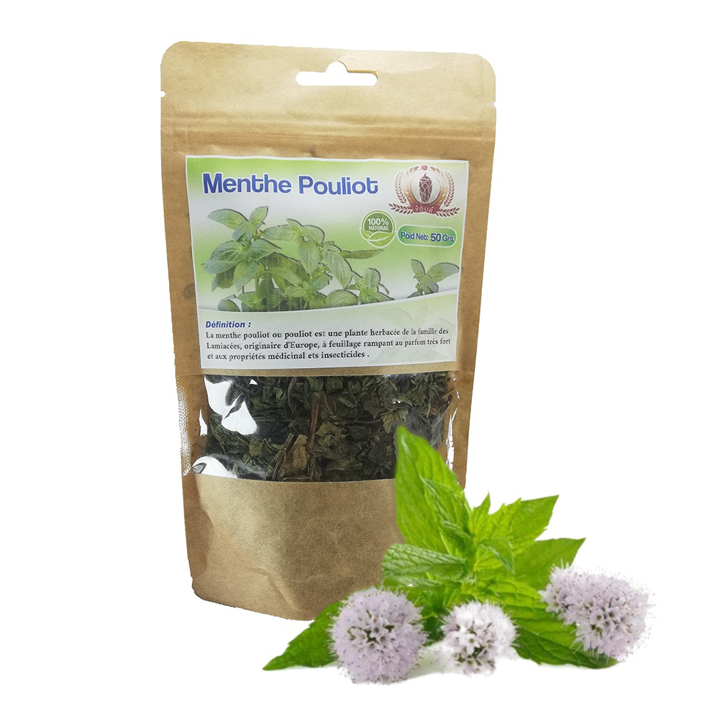 Plante Menthe Pouliot Récolté au Sud de l'Algérie - Sèche Sac 50 Gr