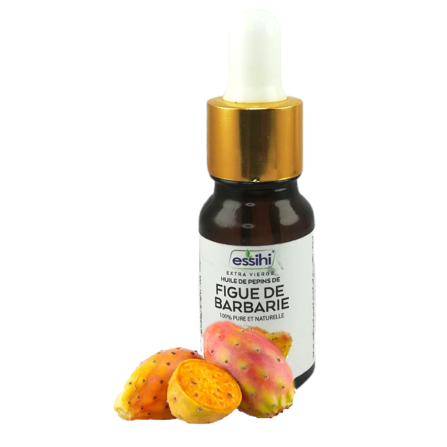 Huile de Figue de Barbarie Pressée à Froid Pure et 100% naturel Sans Additifs 10ml