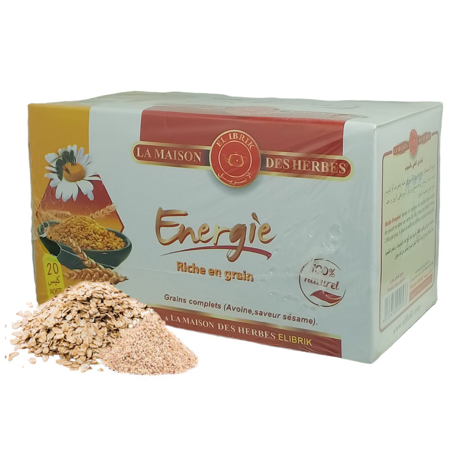 Tisane Energie Riche en Graines en Sachet 20 Sac de 5g
