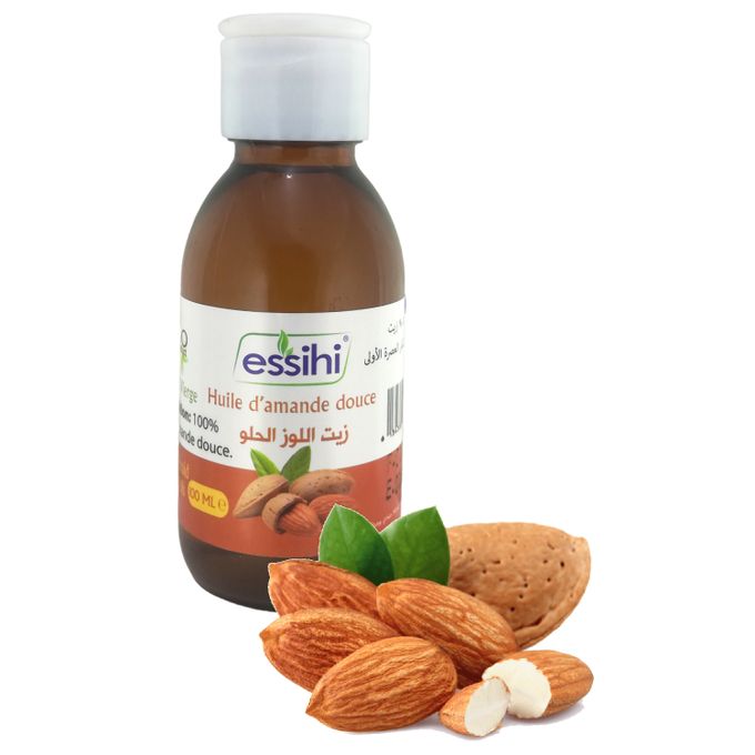 Huile d’Amande douce Pressée à Froid Pure et 100% naturel Sans Additifs 100ml
