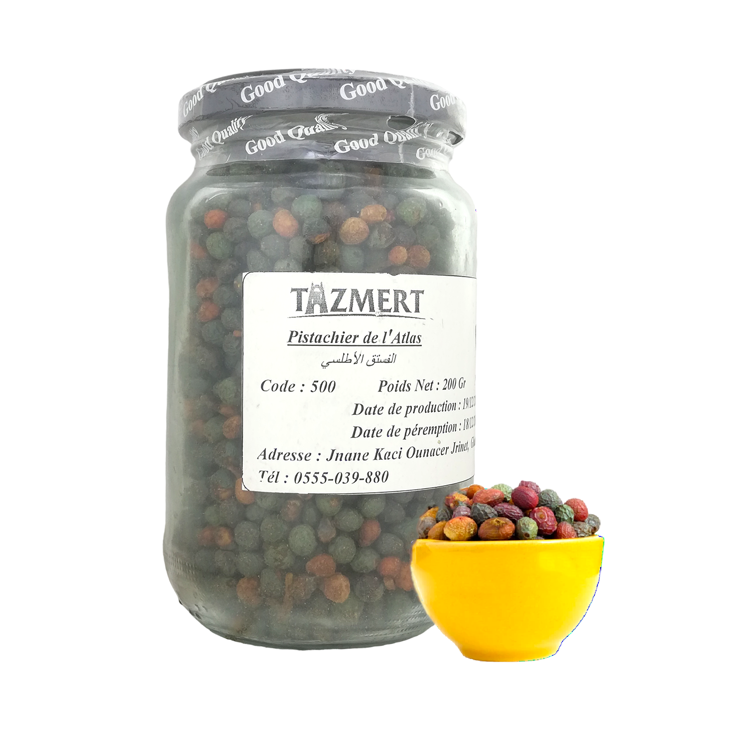 Pistachier d’atlas vrac Fait Maison 100% Naturelle 200 Gr