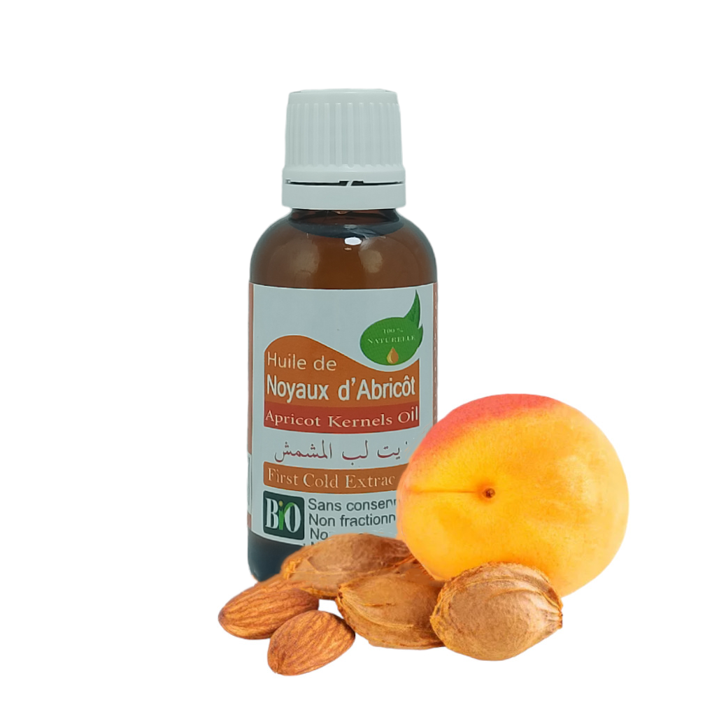 Huile d’Abricot Pressée à Froid Pure et 100% naturel Sans Additifs 30ml