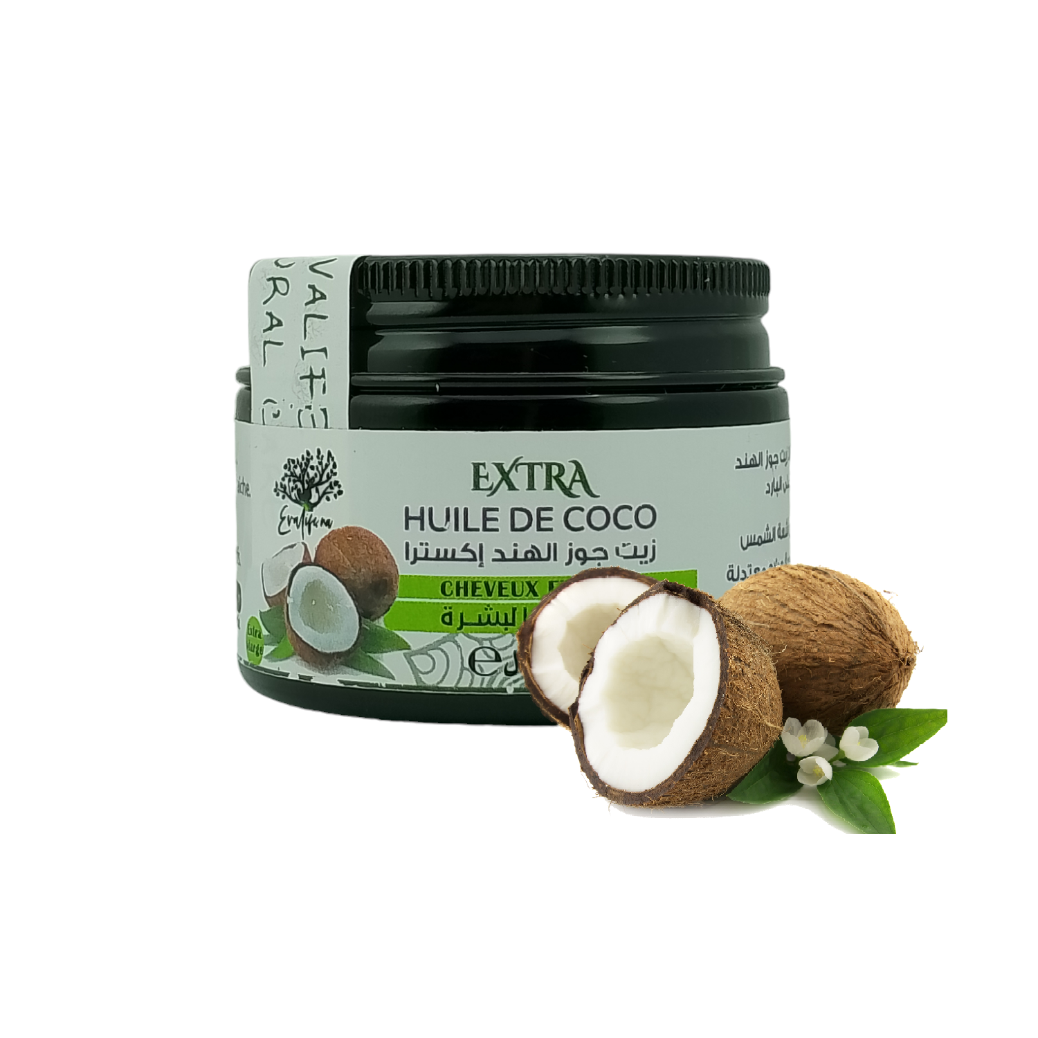 Huile de Noix de Coco Pressée à Froid Pure et 100% naturel Sans Additifs 30mlfdgv