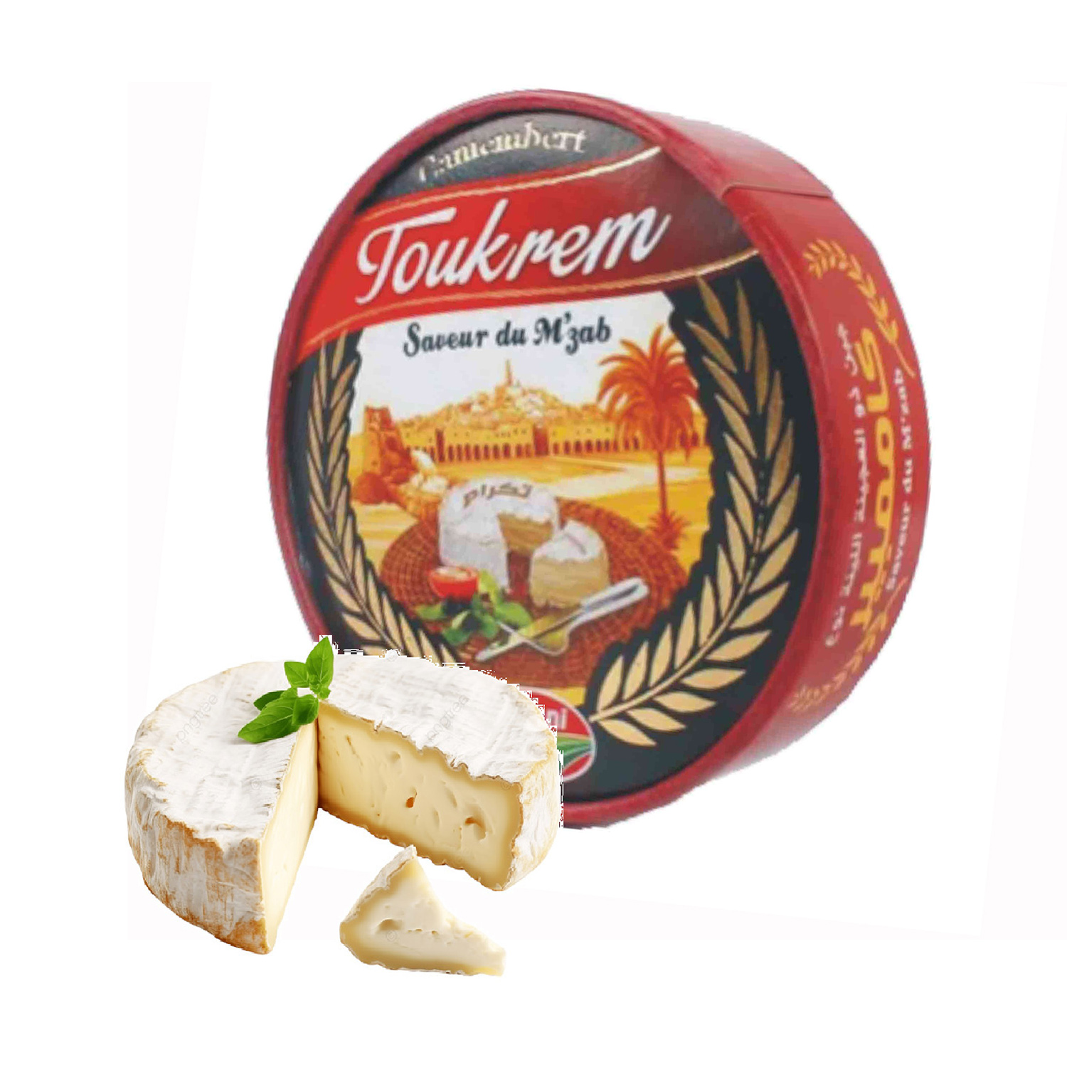 Fromage camembert Alouni à base du lait de vache 100% naturel et sans additifs 250 Gr