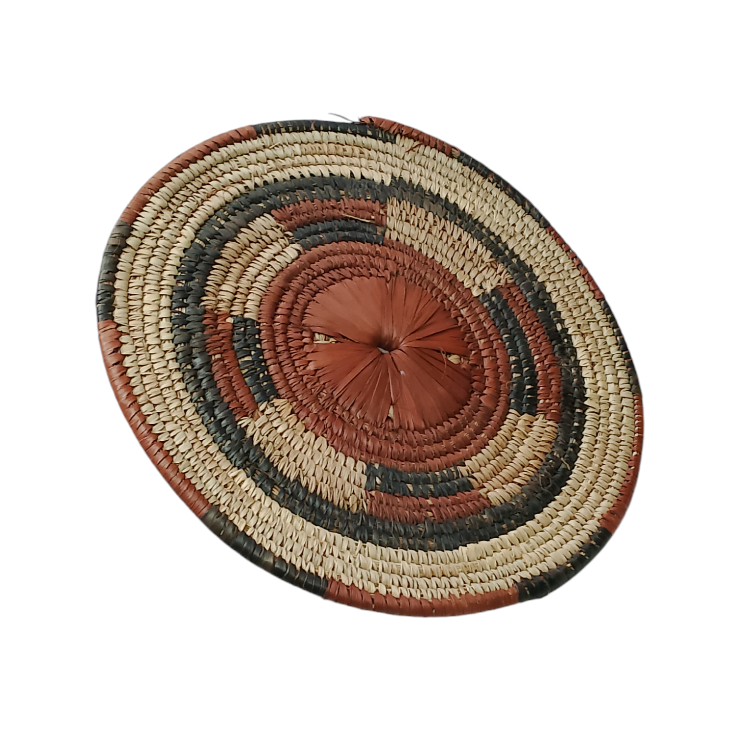 Plat à pain et pizza traditionnel fabriqué en feuilles de palmier 26.5 cm – Image 2