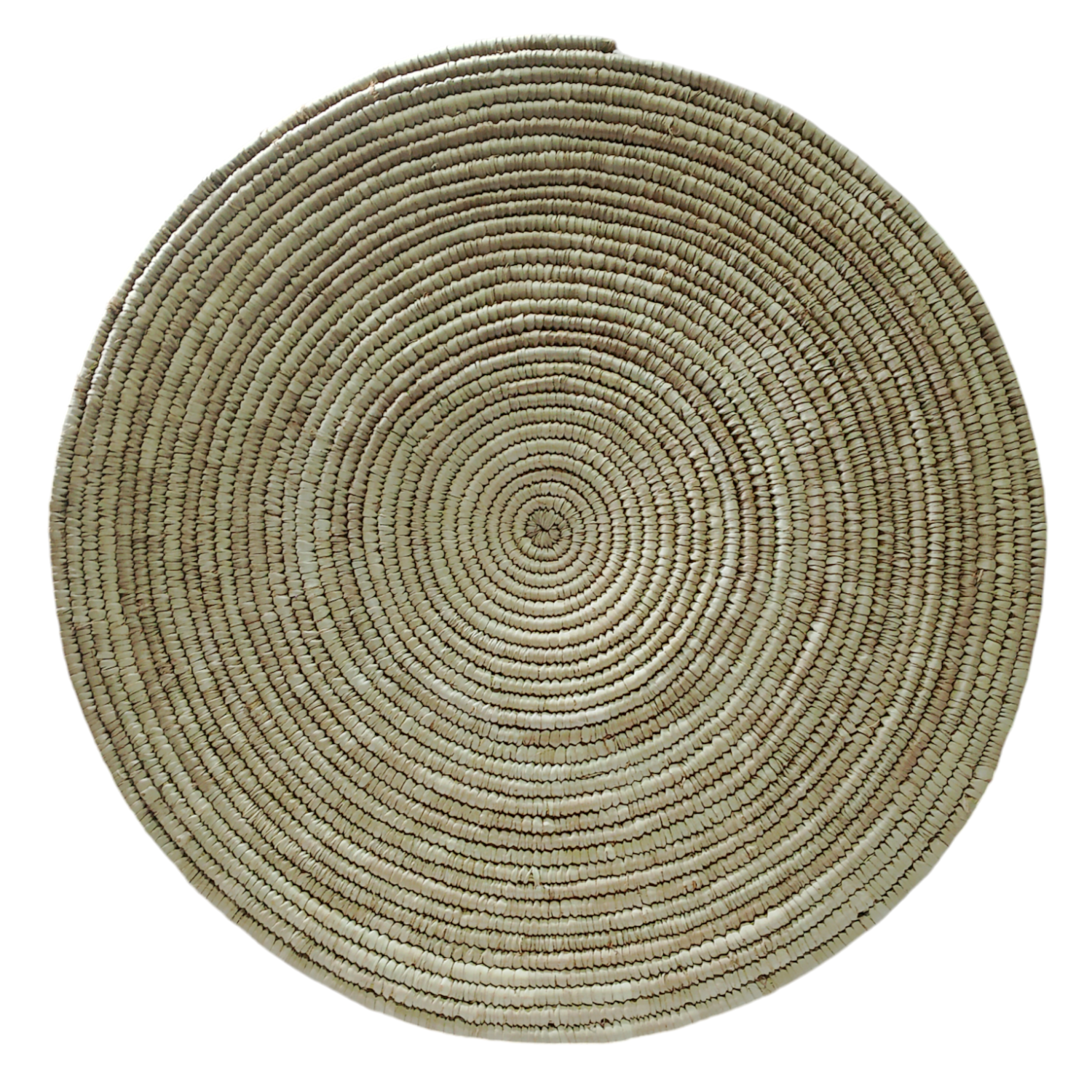 Plat à pain et pizza traditionnel fabriqué en feuilles de palmier 39.5 cm