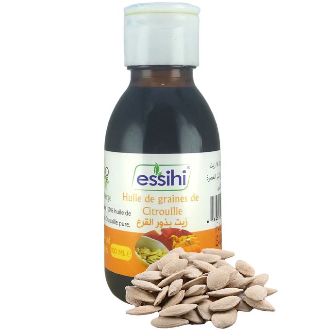 Huile de Graines de Citrouille Pressée à Froid Pure et 100% naturel Sans Additifs 100ml