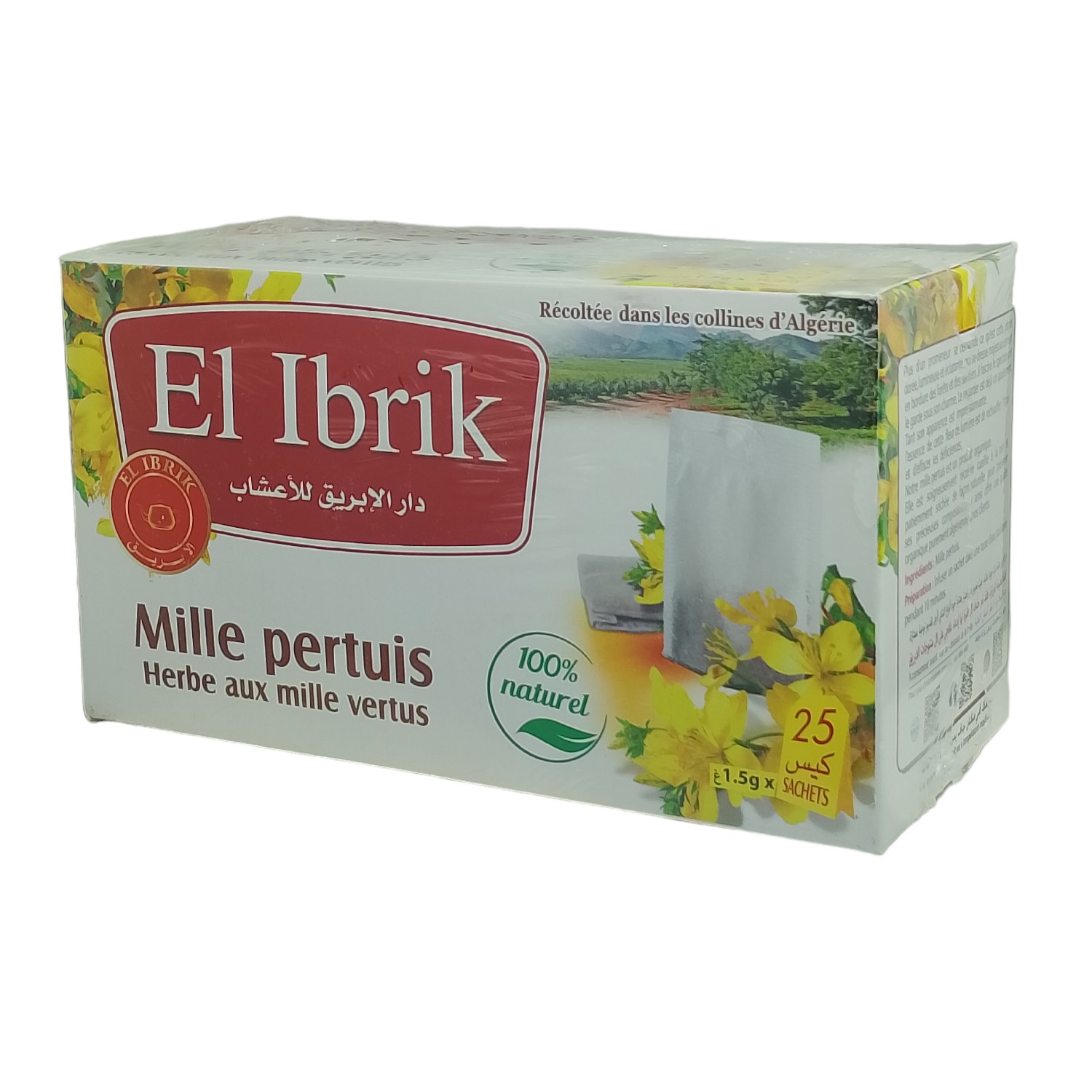 Tisane Millepertuis en Sachet d’Infusions 25 Sachets de 1.5g – Image 2