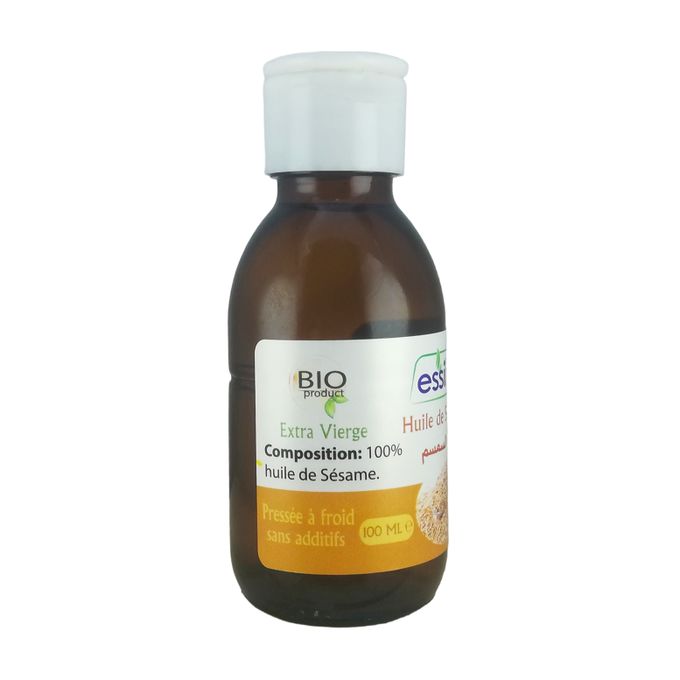 Huile de Sésame Pressée à Froid Pure et 100% naturel Sans Additifs 100 ml – Image 2