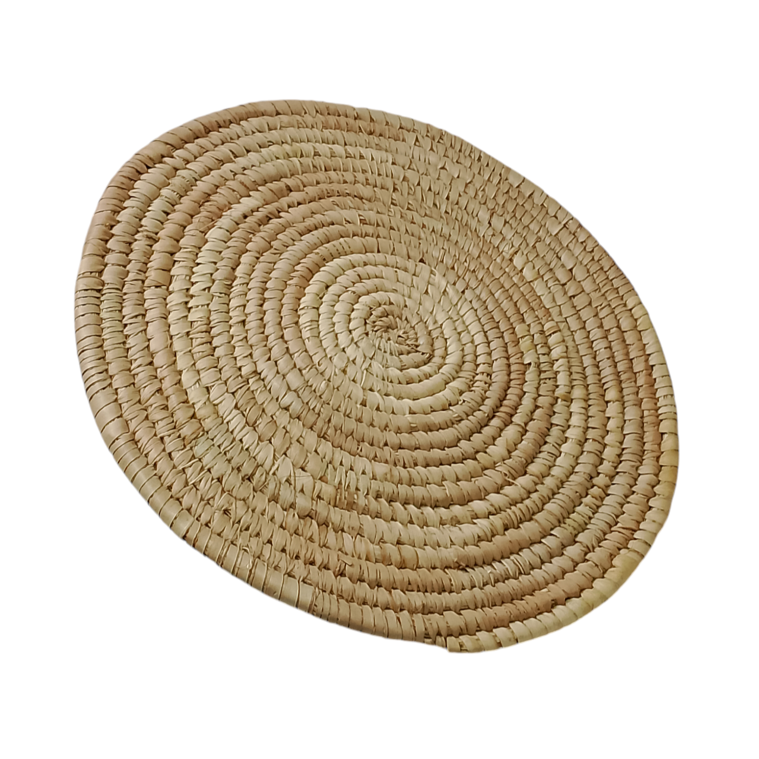 Plat à pain et pizza traditionnel fabriqué en feuilles de palmier 33 cm – Image 2
