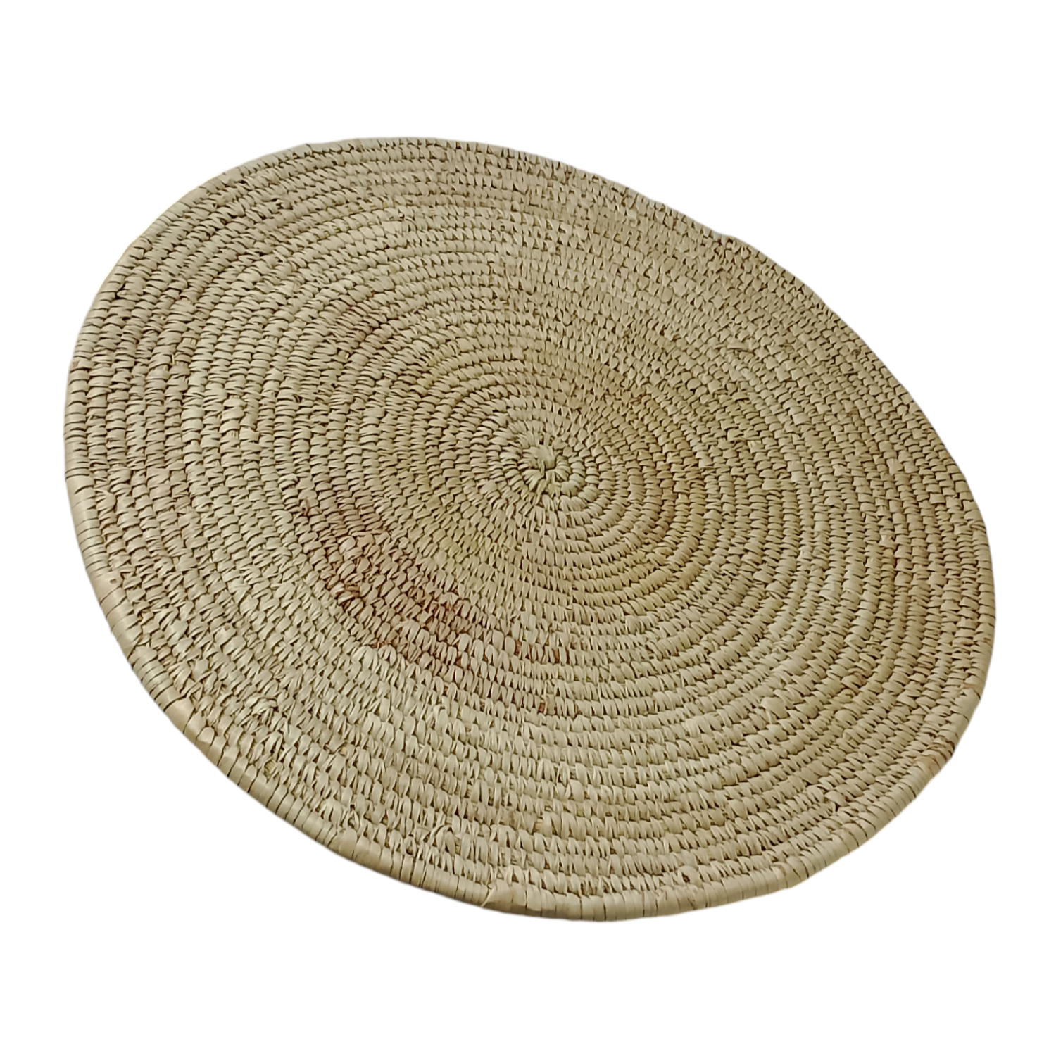 Plat à pain et pizza traditionnel fabriqué en feuilles de palmier 40 cm – Image 2