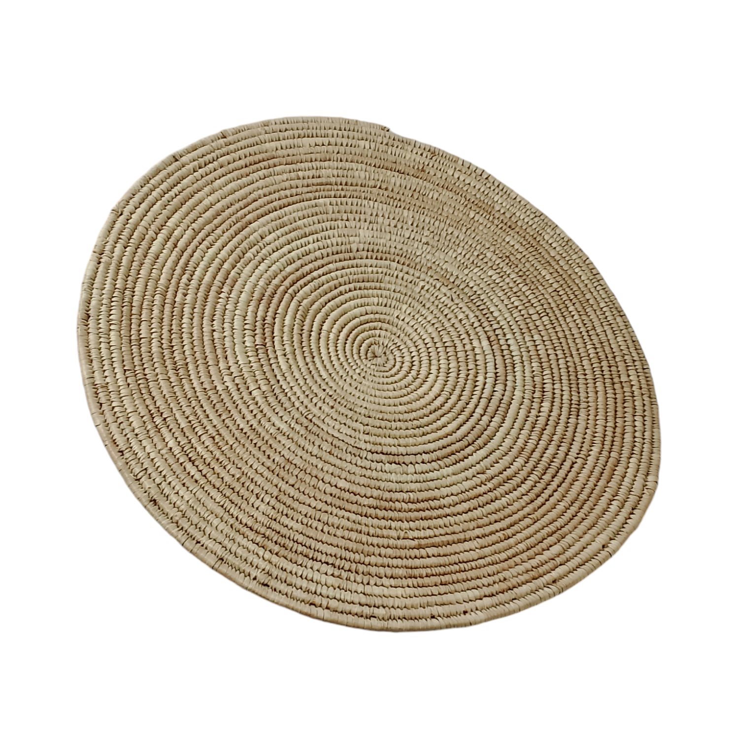Plat à pain et pizza traditionnel fabriqué en feuilles de palmier 39.5 cm – Image 2