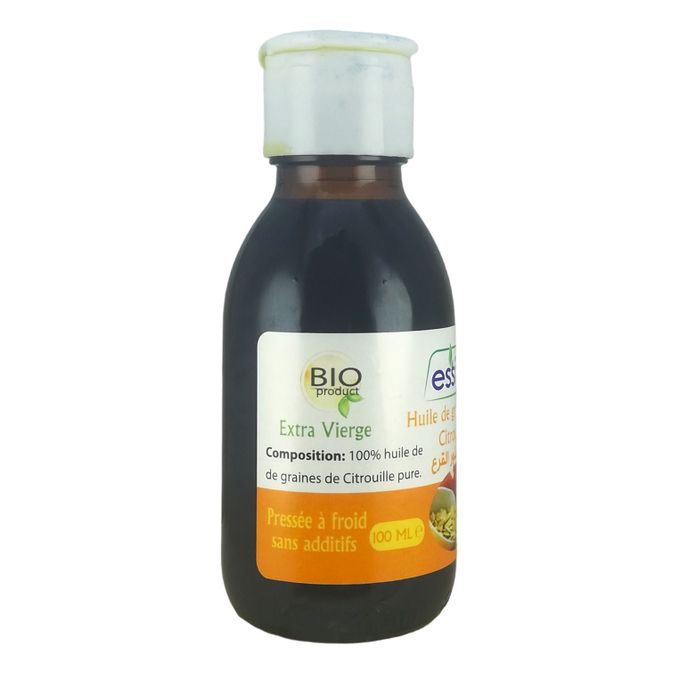 Huile de Graines de Citrouille Pressée à Froid Pure et 100% naturel Sans Additifs 100ml – Image 2
