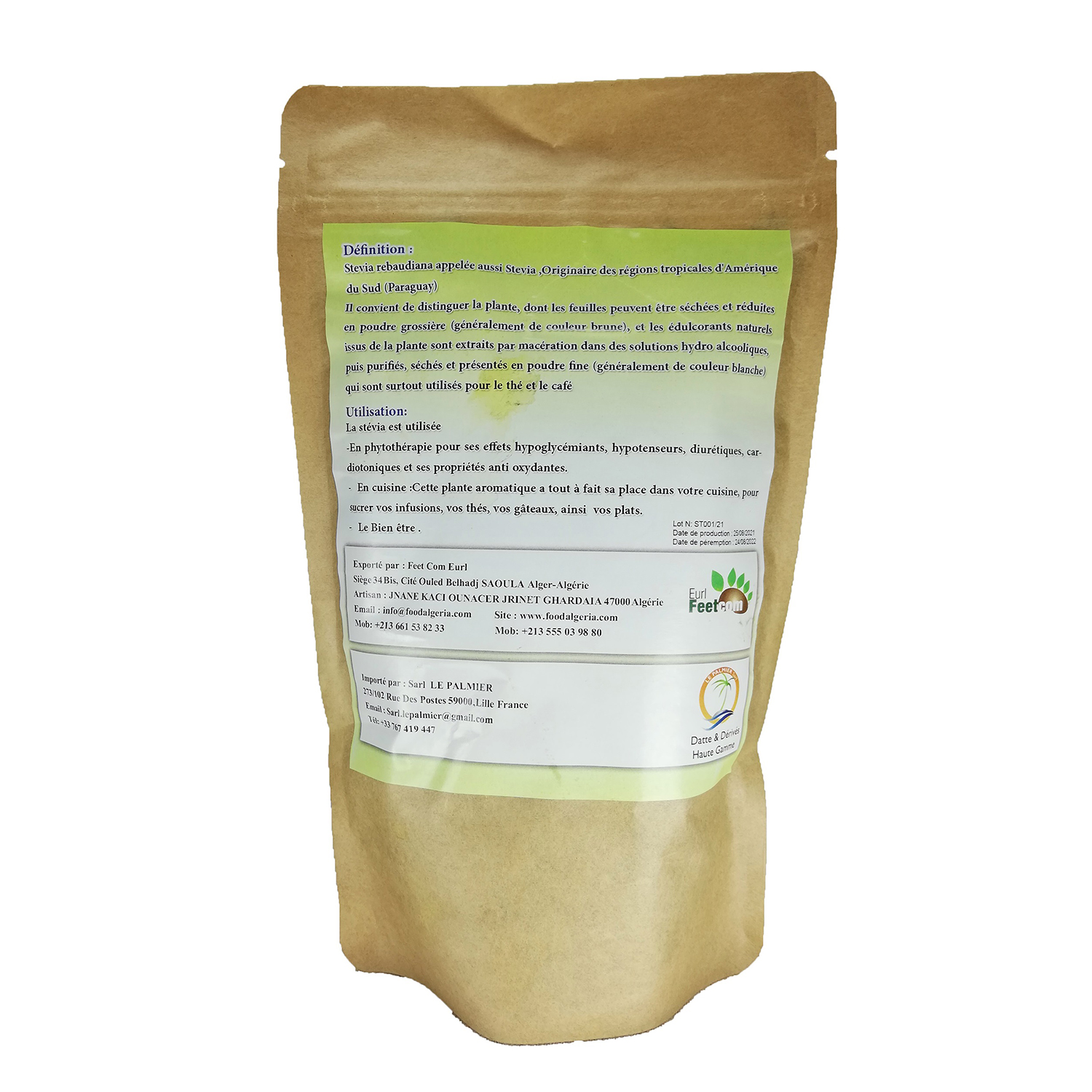 Plante Stevie Récolté au Sud de l'Algérie - Sèche Sac 50 Gr – Image 3