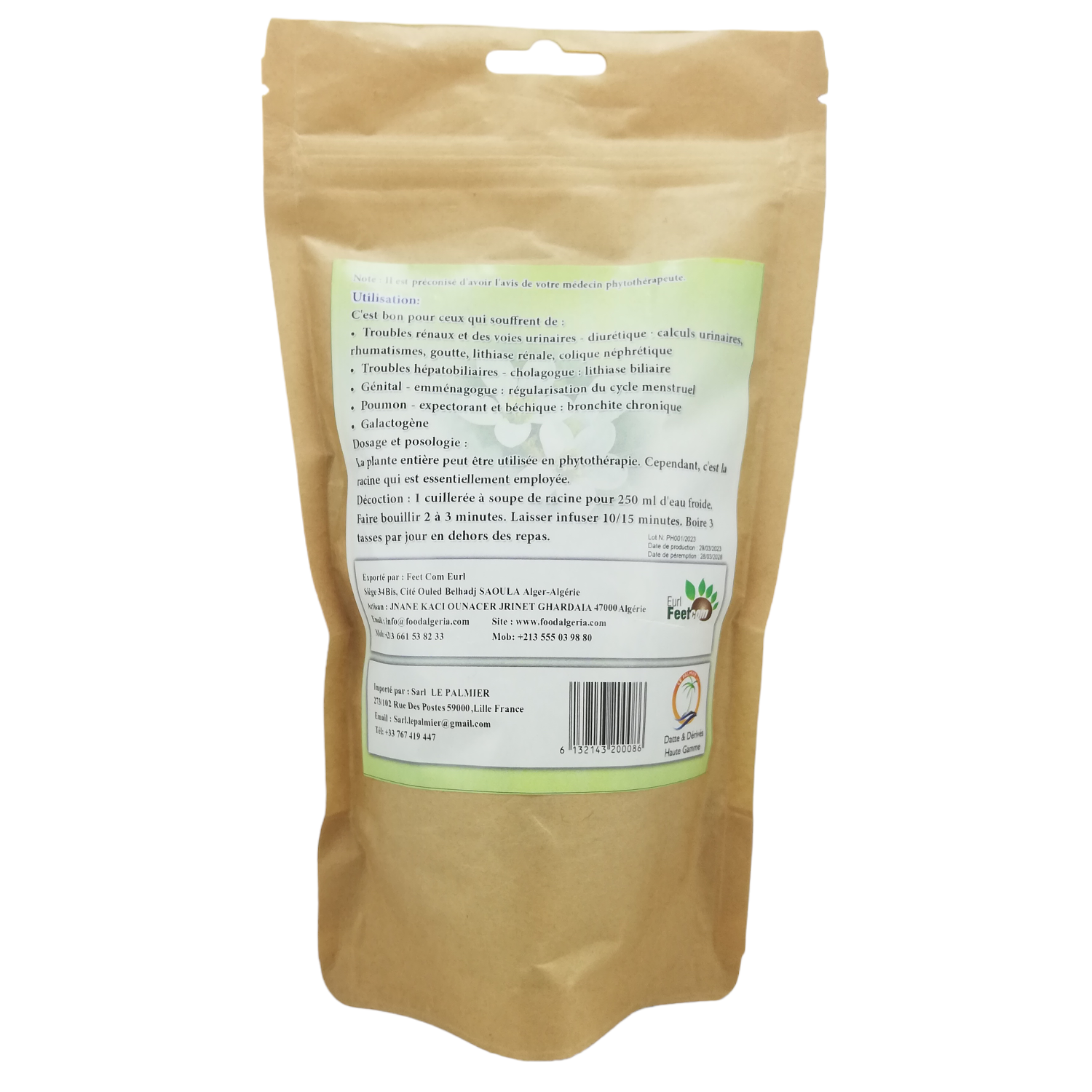 Plante Herniaire Velue - Casse-Pierre - Saxifrage Granulata - Récolté au Sud de l'Algérie - Sèche Sac 50 Gr – Image 3