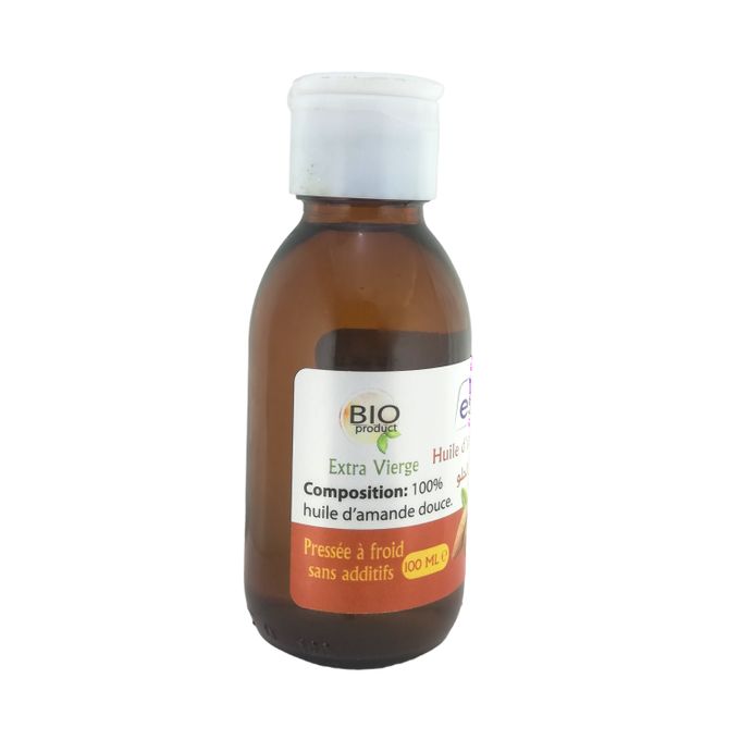 Huile d’Amande douce Pressée à Froid Pure et 100% naturel Sans Additifs 100ml – Image 3