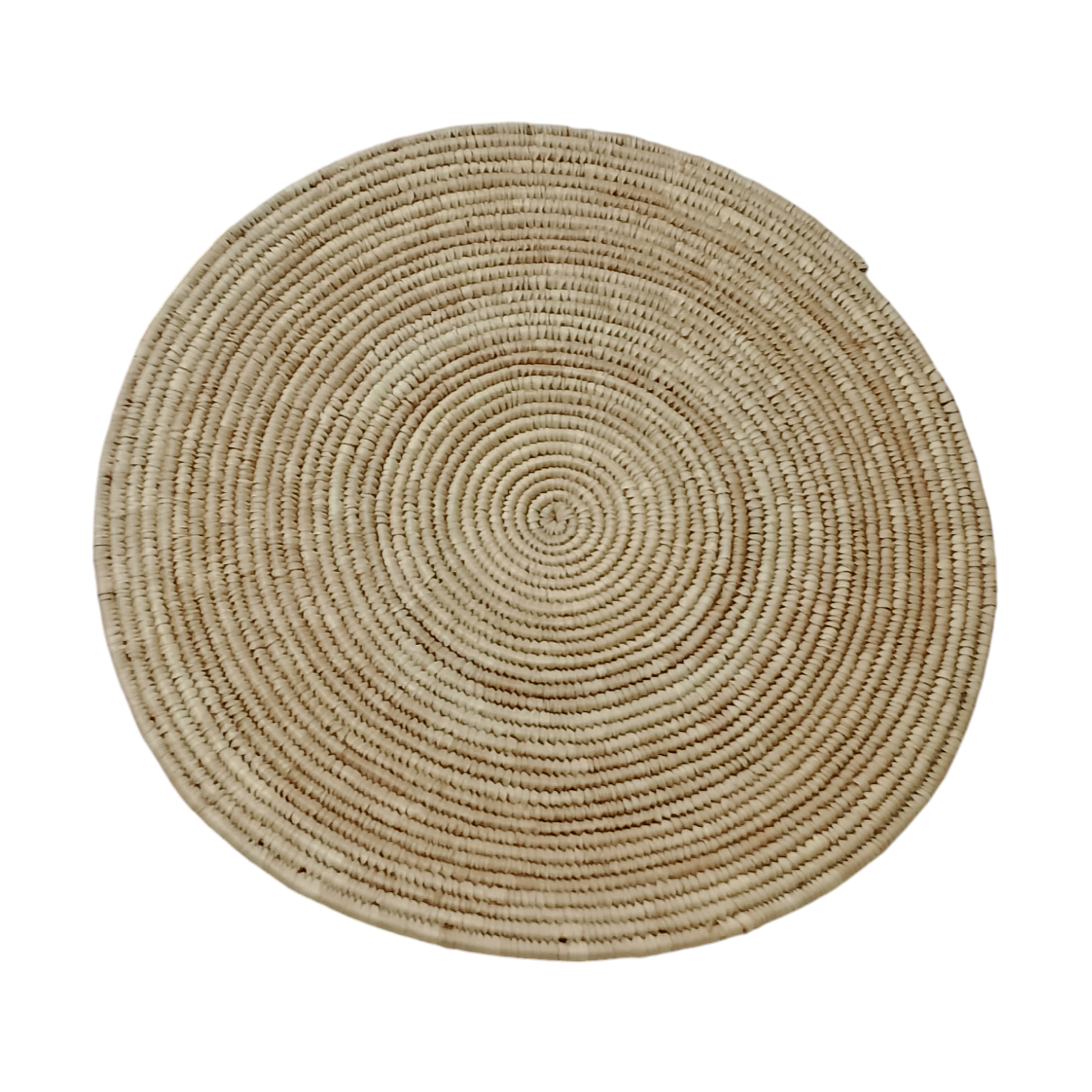 Plat à pain et pizza traditionnel fabriqué en feuilles de palmier 39.5 cm – Image 3