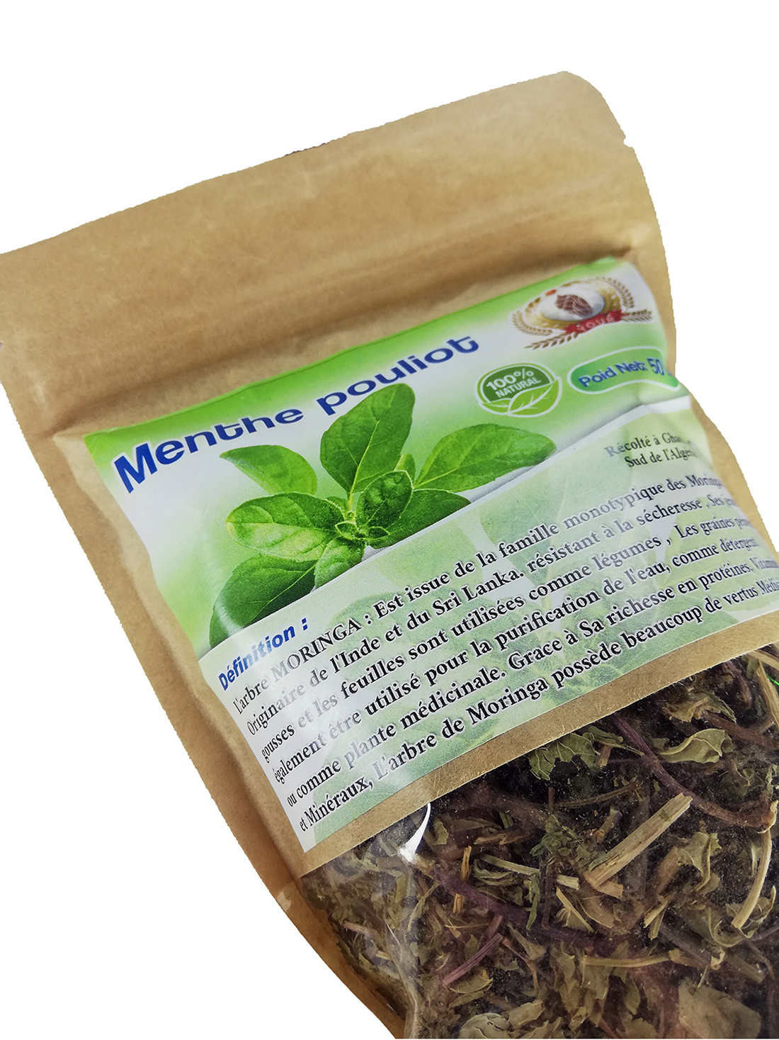 Plante Menthe Pouliot Récolté au Sud de l'Algérie - Sèche Sac 50 Gr – Image 4