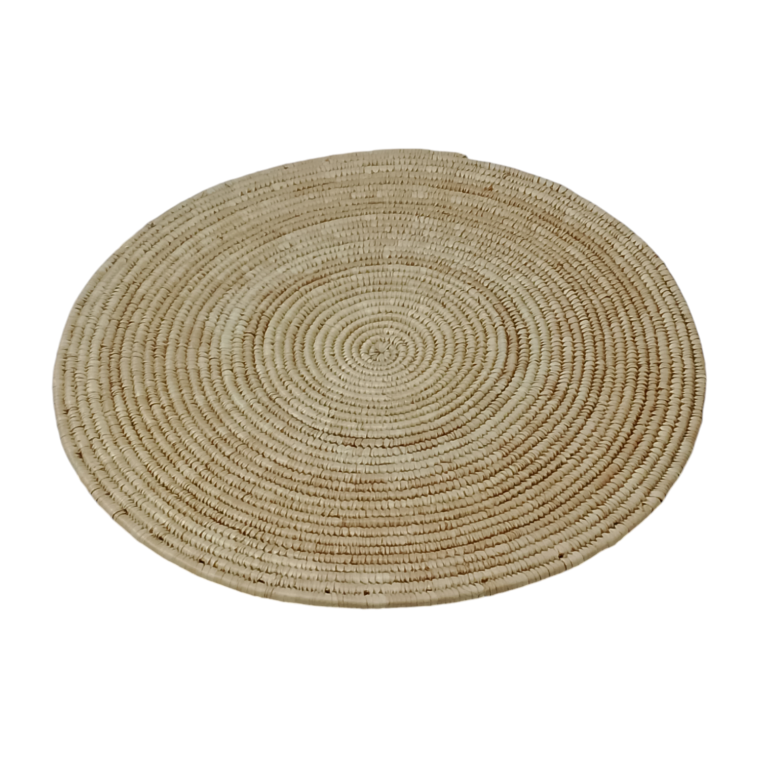 Plat à pain et pizza traditionnel fabriqué en feuilles de palmier 39.5 cm – Image 4