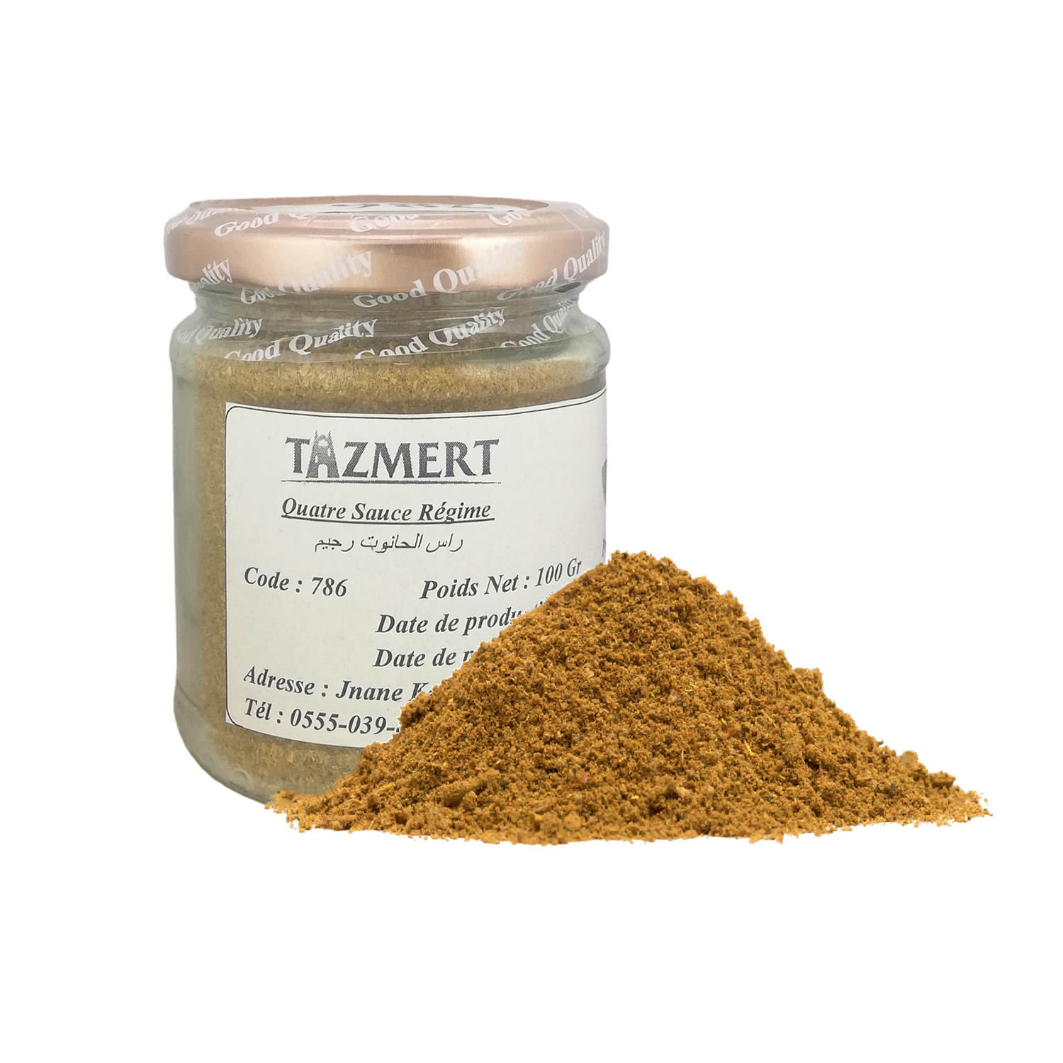 Quatre sauce régime Fait Maison 100% Naturelle 100 Gr