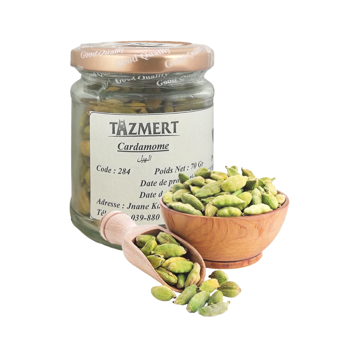 La Cardamome vrac Fait Maison 100% Naturelle 70 Gr