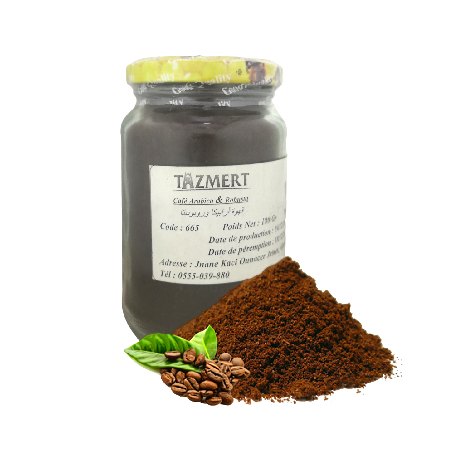 Café arabica Fait Maison 100% Naturelle 180 gr