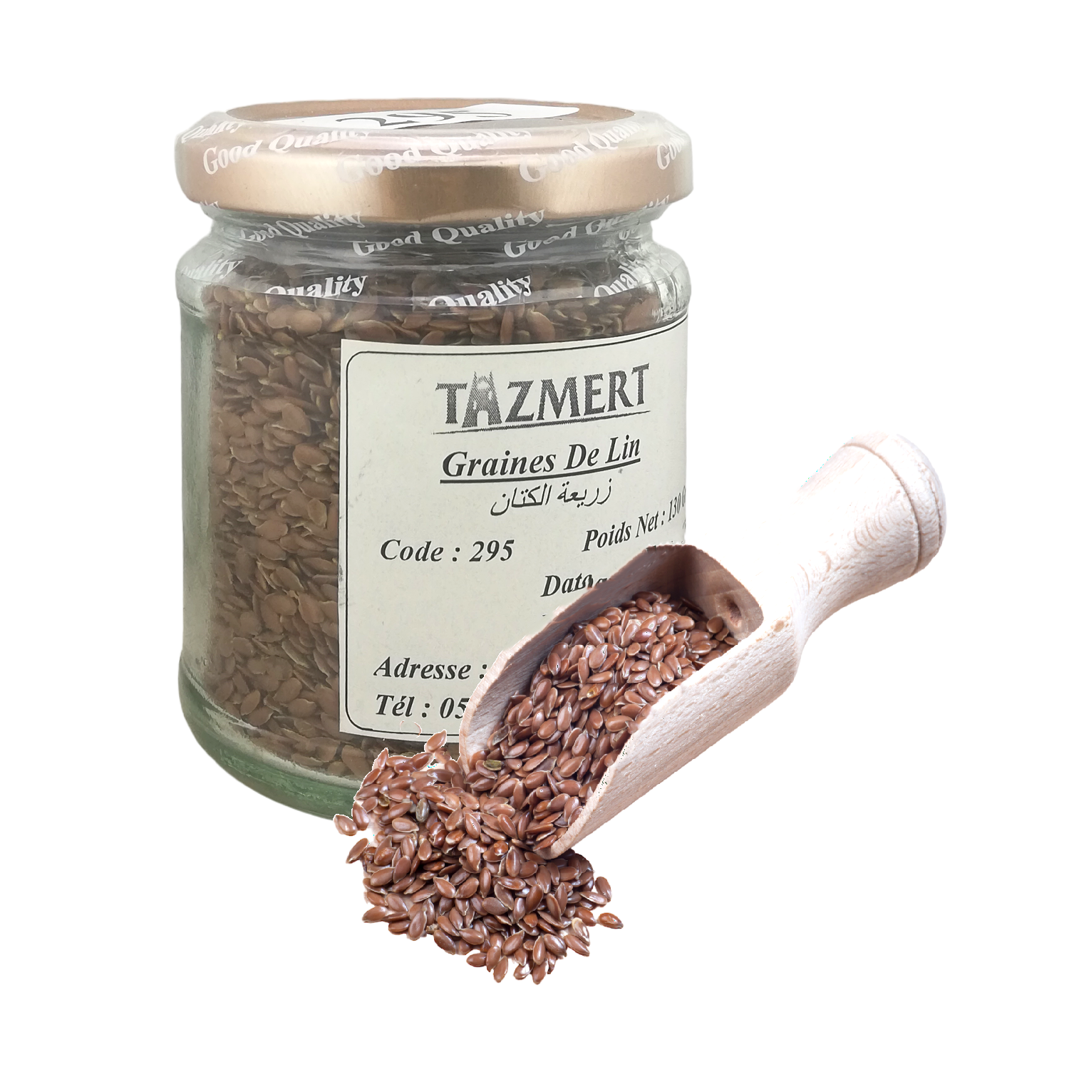 Graines de Lin vrac Fait Maison 100% Naturelle 130 gr