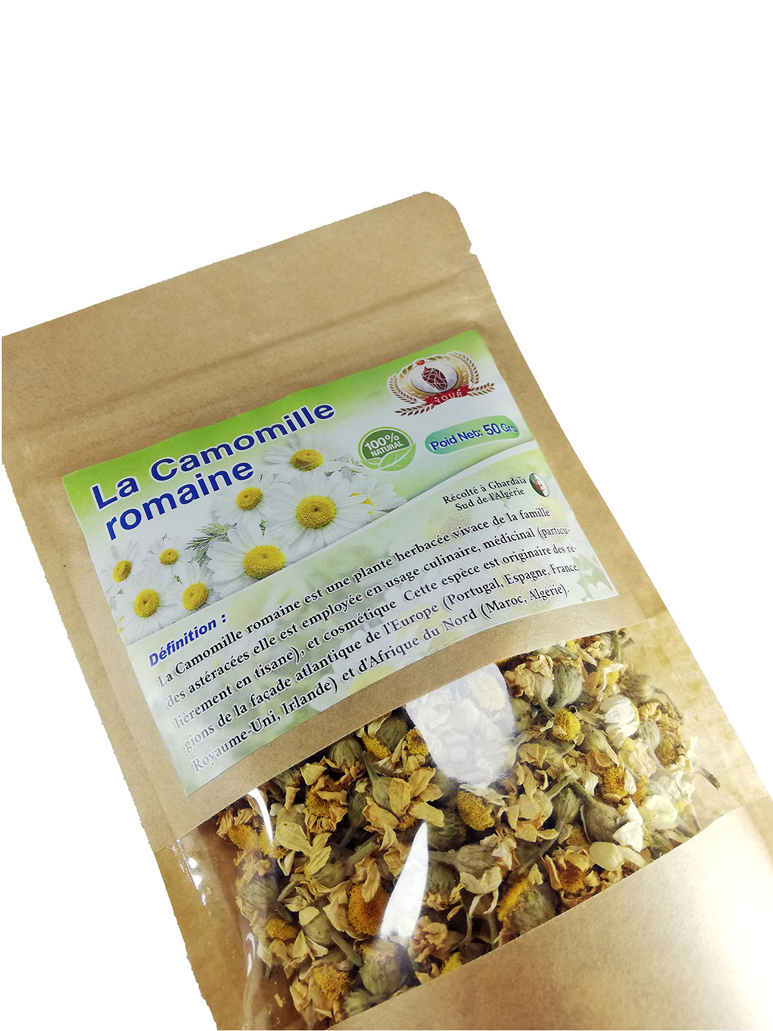 Plante Camomille Romaine Récolté au Sud de l'Algérie - Sèche Sac 50 Gr – Image 4