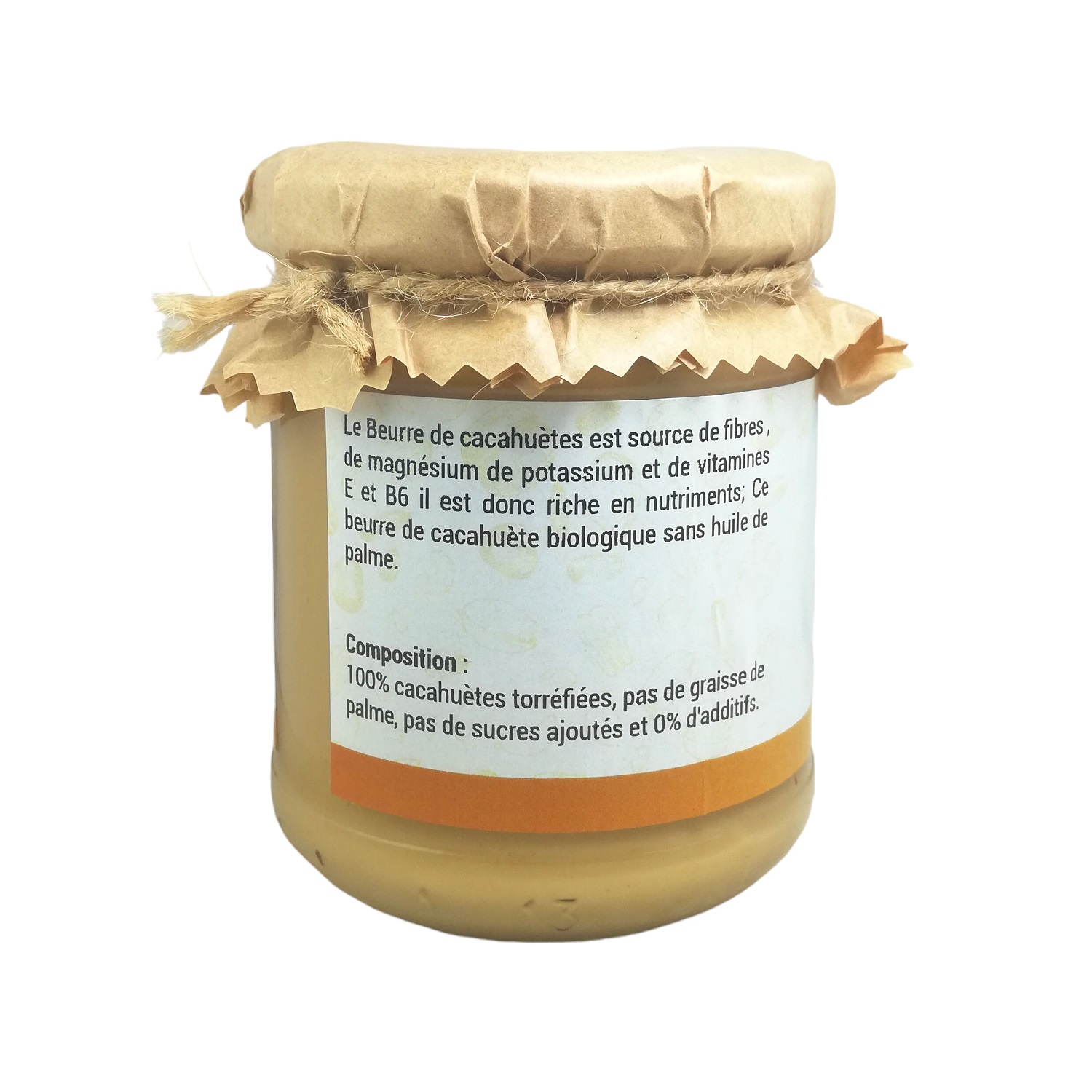Beurre de Cacahuète Algérien - 100% Naturel, Sans Additifs - Pot de 200g – Image 5