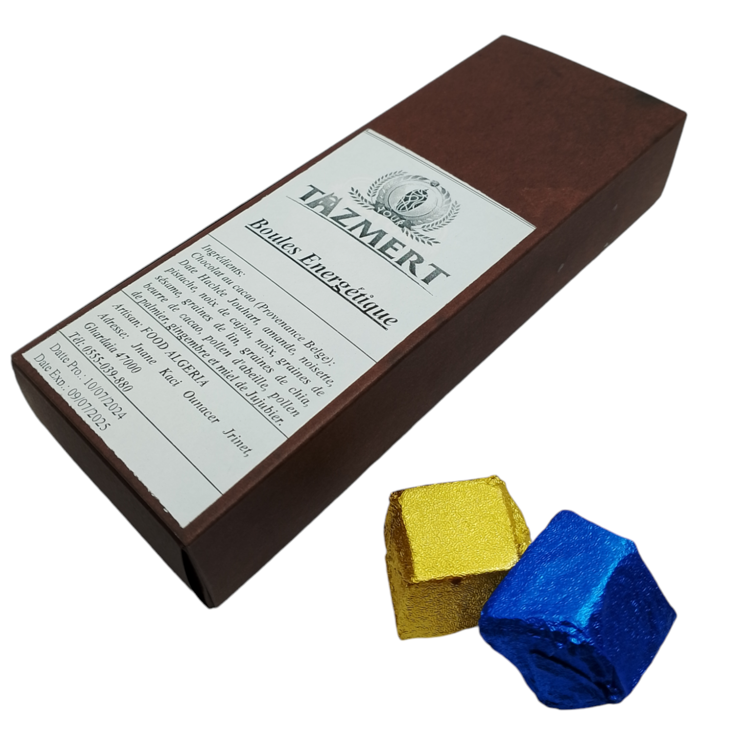 Coffret Barres Énergétiques au Chocolat 8 Pcs – Image 4