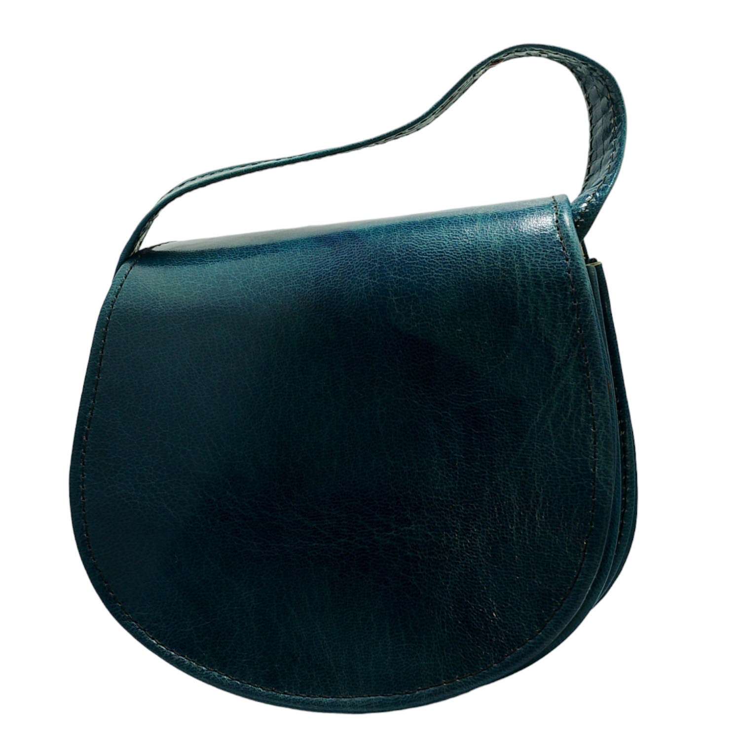 Sac épaule traditionnel fait main par des artisans de Tamanrasset 16*15.5*9.5 cm – Image 5