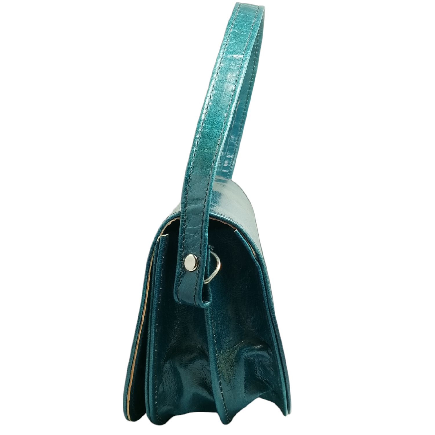 Sac épaule traditionnel fait main par des artisans de Tamanrasset 16*15.5*9.5 cm – Image 4
