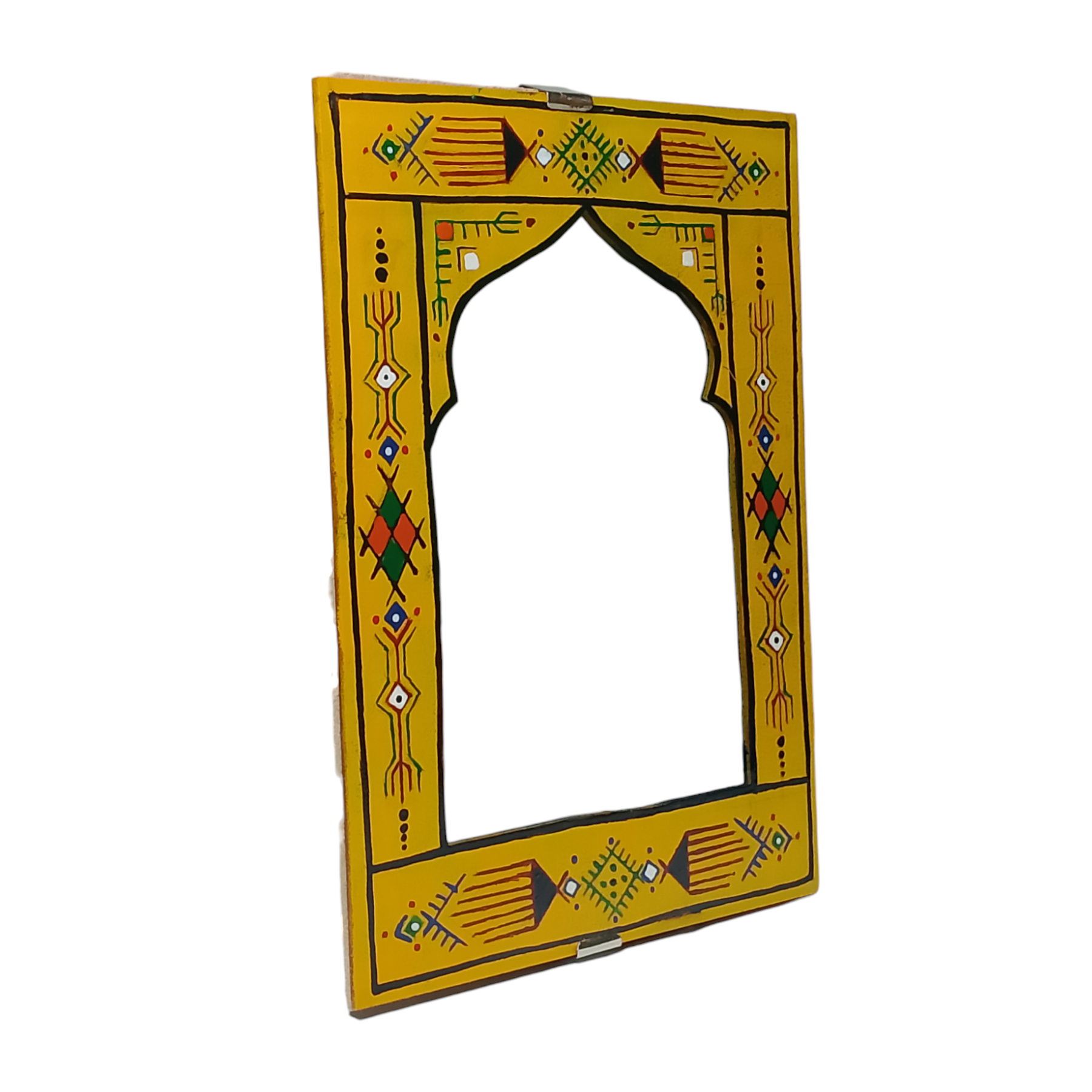 Miroir avec un joli design artisanal de Ghardaïa 21* 15 cm – Image 2