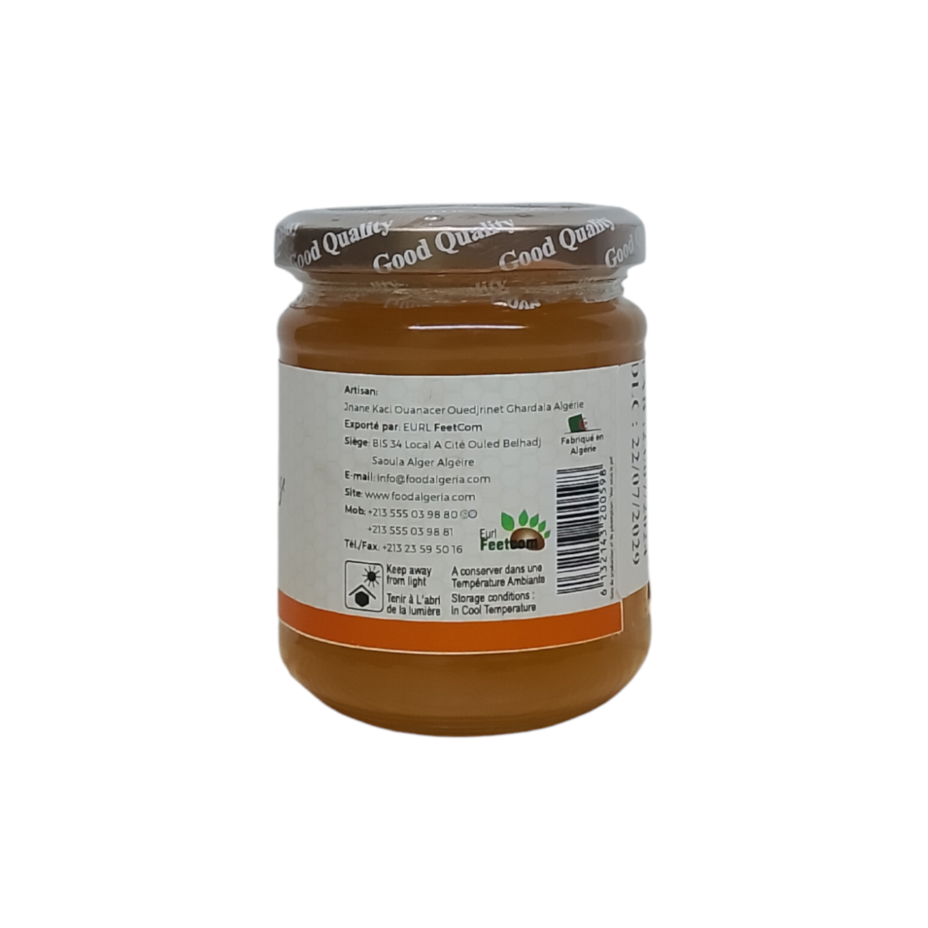 Miel D'Orange Naturelle 100% Certifié- 250 G – Image 3