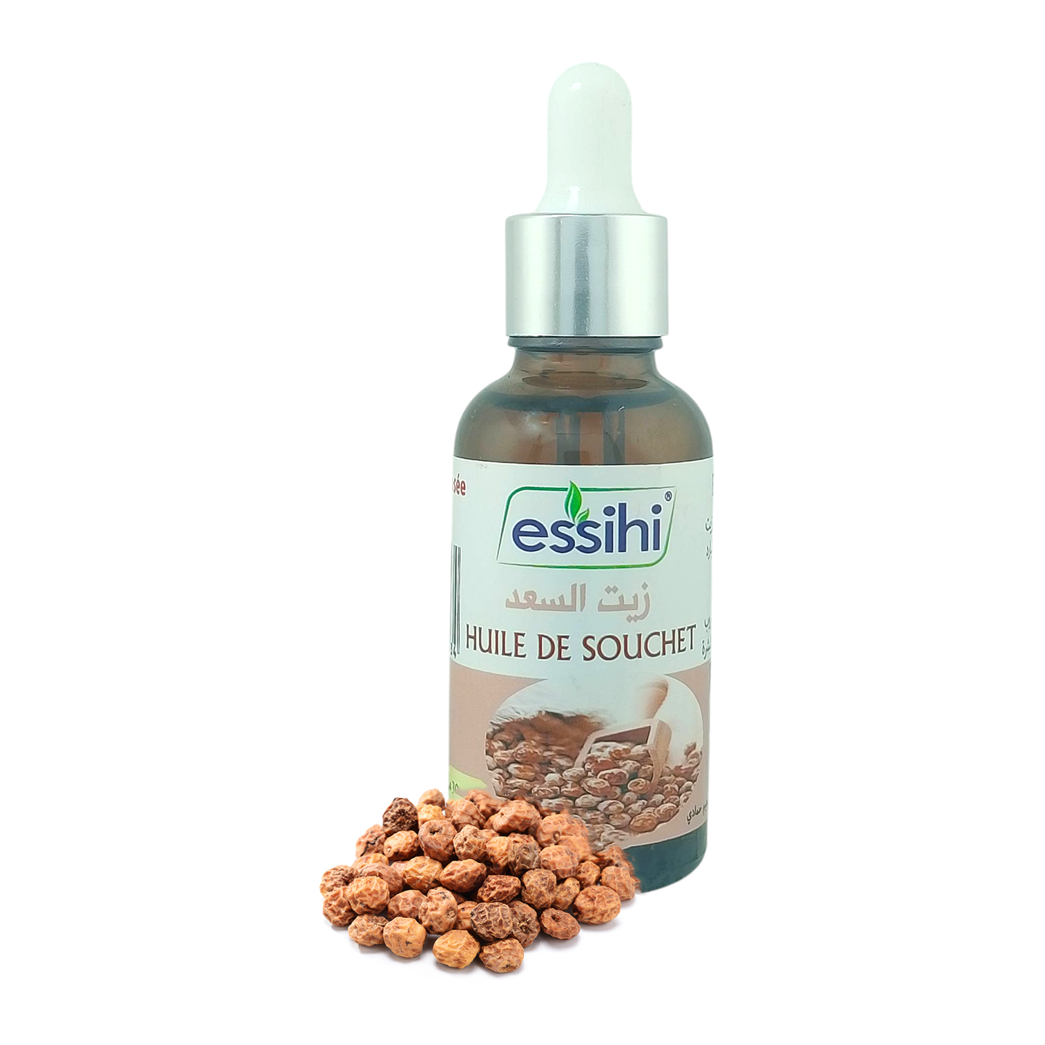 Extrait pure Huile de Souchet 30ml - Le Secret Naturel pour une Peau Douce et des Poils Retardés
