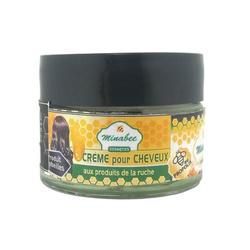 Crème pour Cheveux aux Produits de la Ruche (Cire d’abeille, Propolis) 60 gr – Image 2