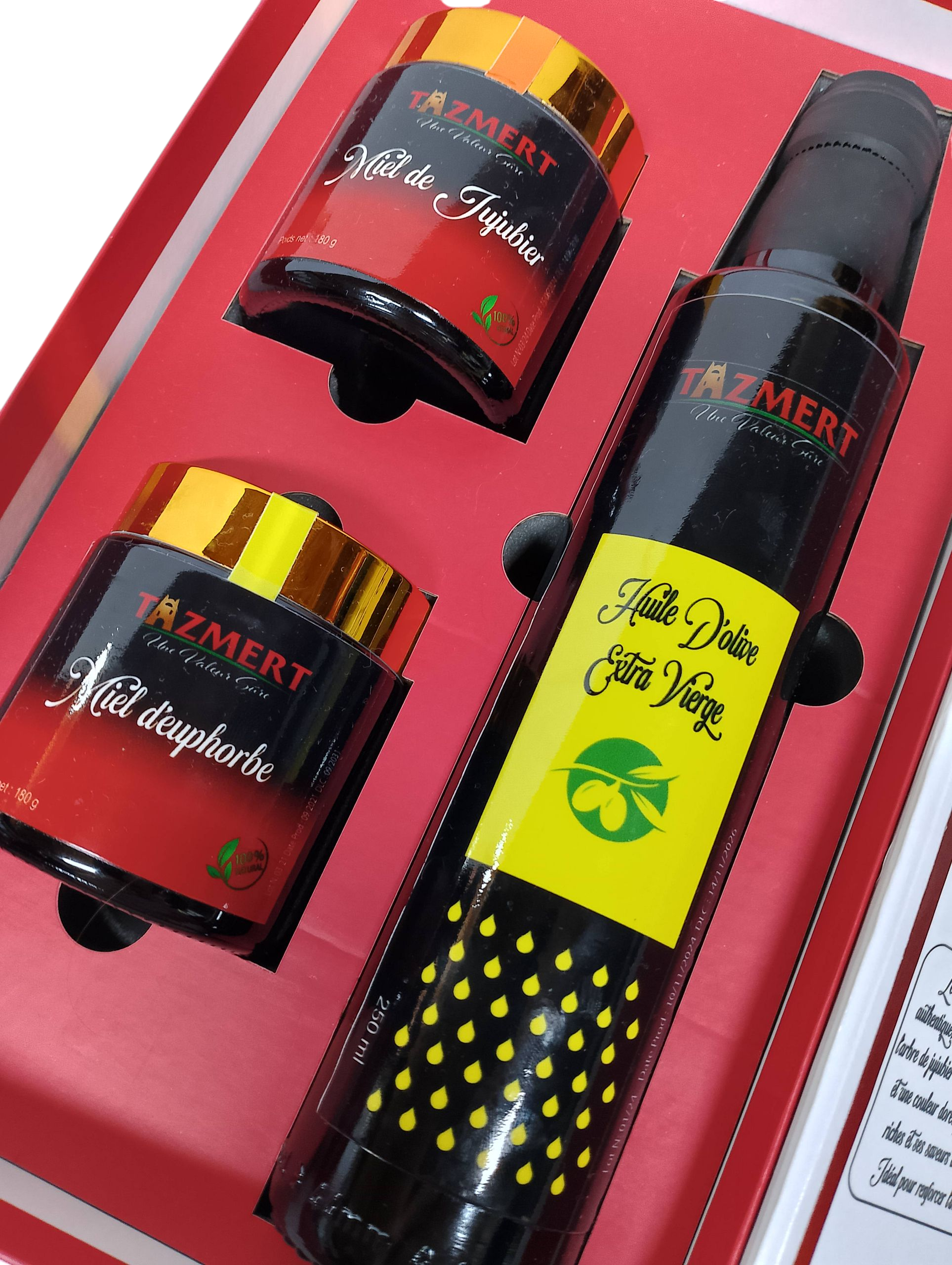 Coffret Trésor de la Nature : Miel de Jujubier & Euphorbe, Huile d'Olive Extra Vierge – Image 6