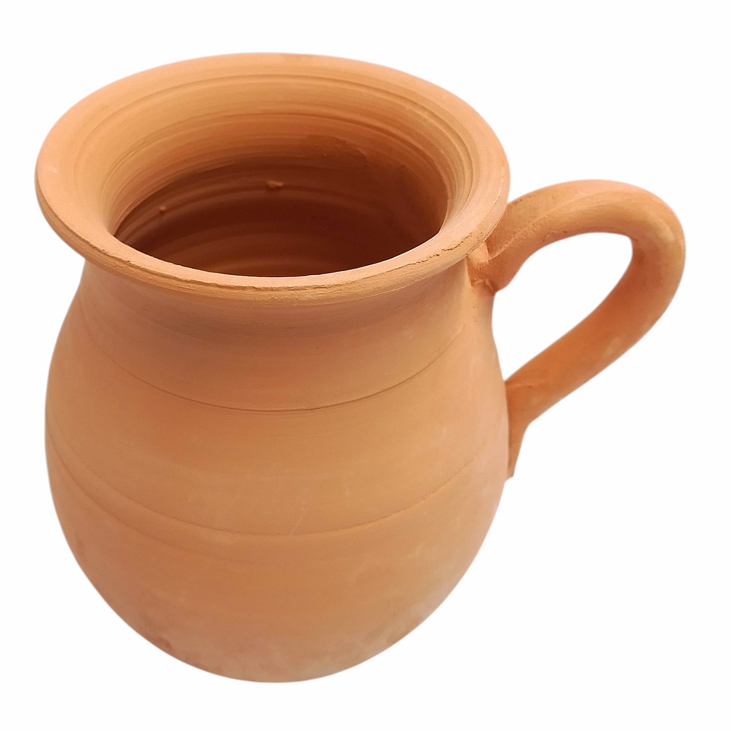 Cruche Saharienne en Terre Cuite - L'Art de la Fraîcheur Traditionnelle (1L) إبريق من الطين الصحراوي - فن النضارة التقليدية – Image 2