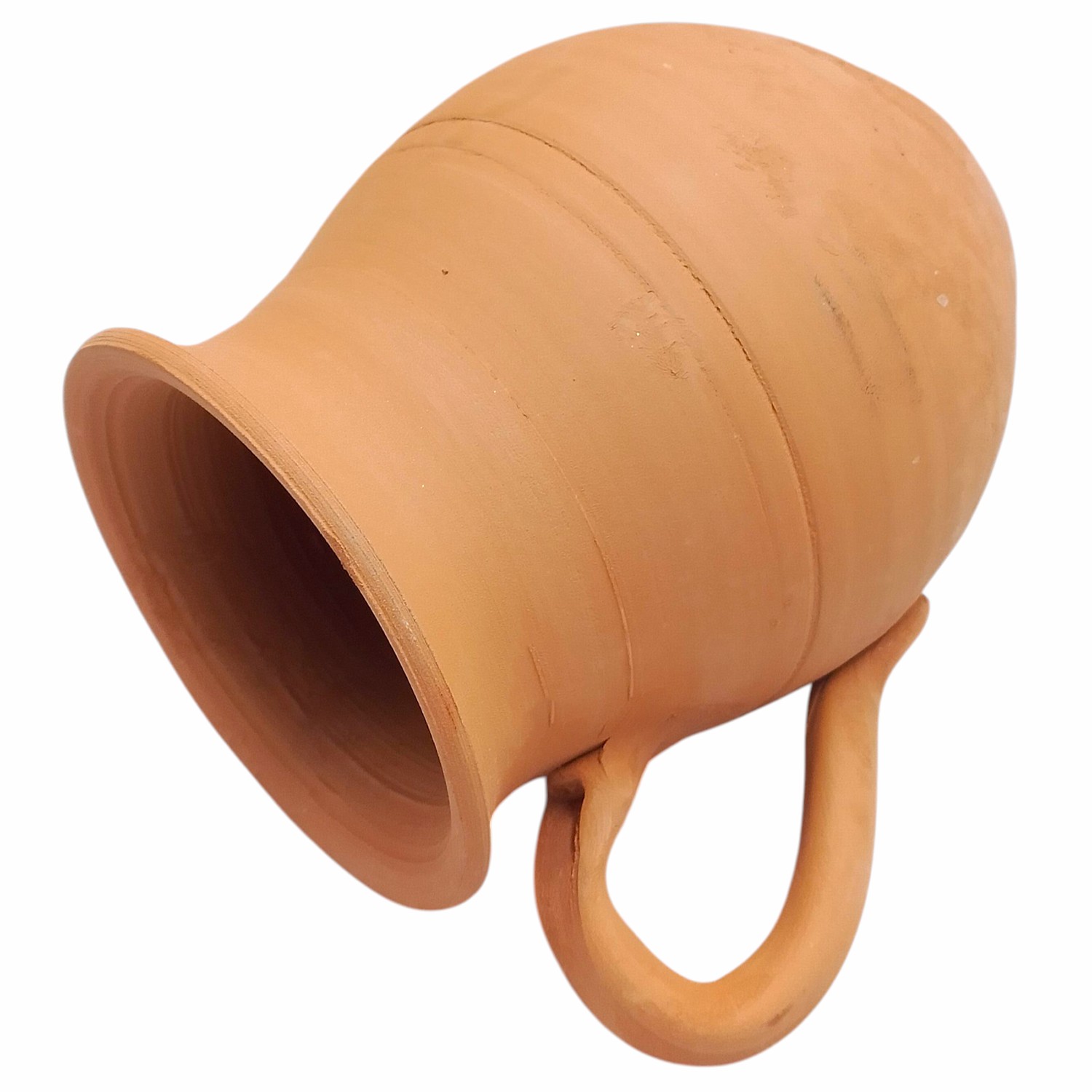 Cruche Saharienne en Terre Cuite - L'Art de la Fraîcheur Traditionnelle (1L) إبريق من الطين الصحراوي - فن النضارة التقليدية – Image 3